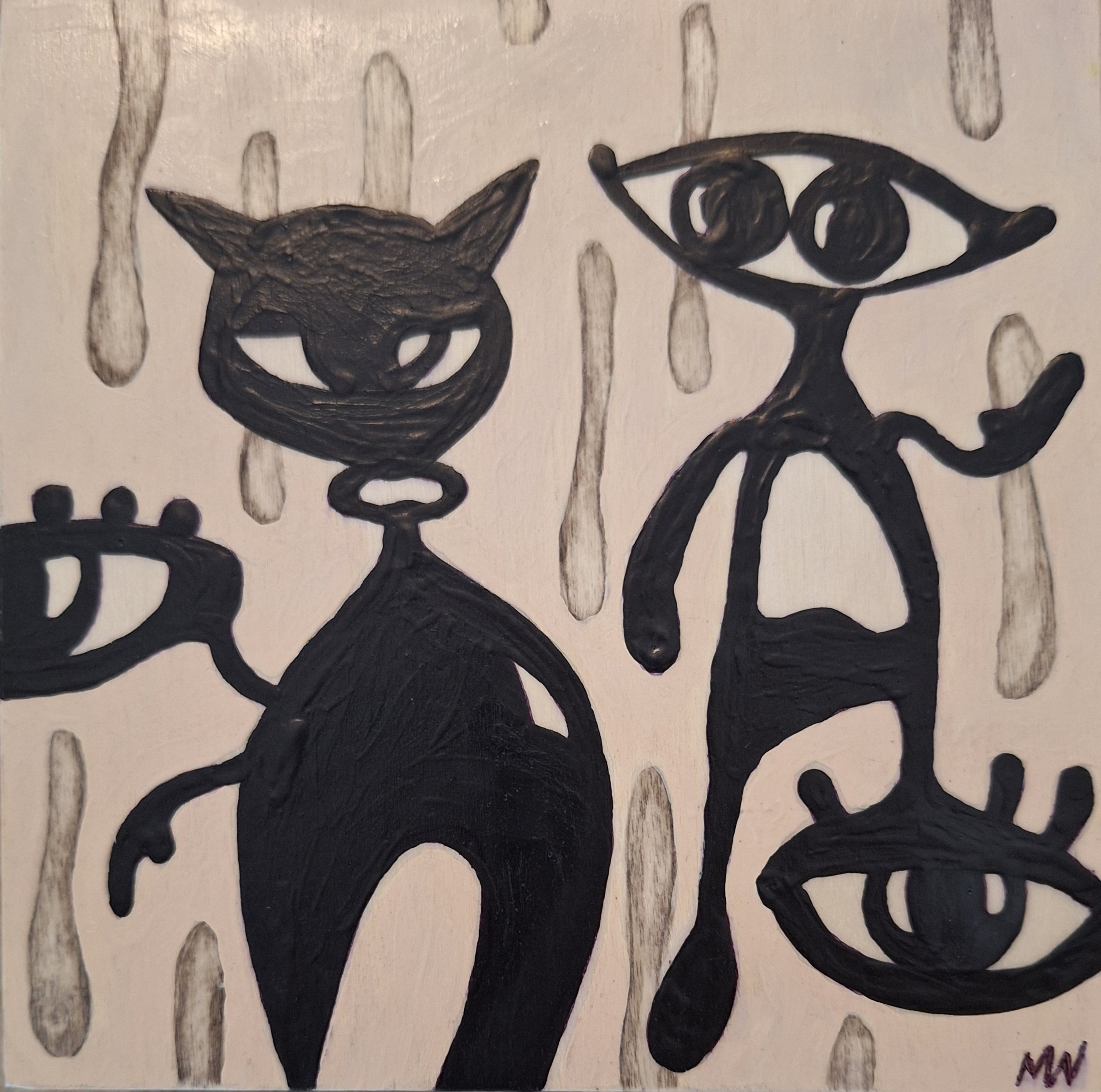 Conversation On Consciousness (Mini), 6" x 6"