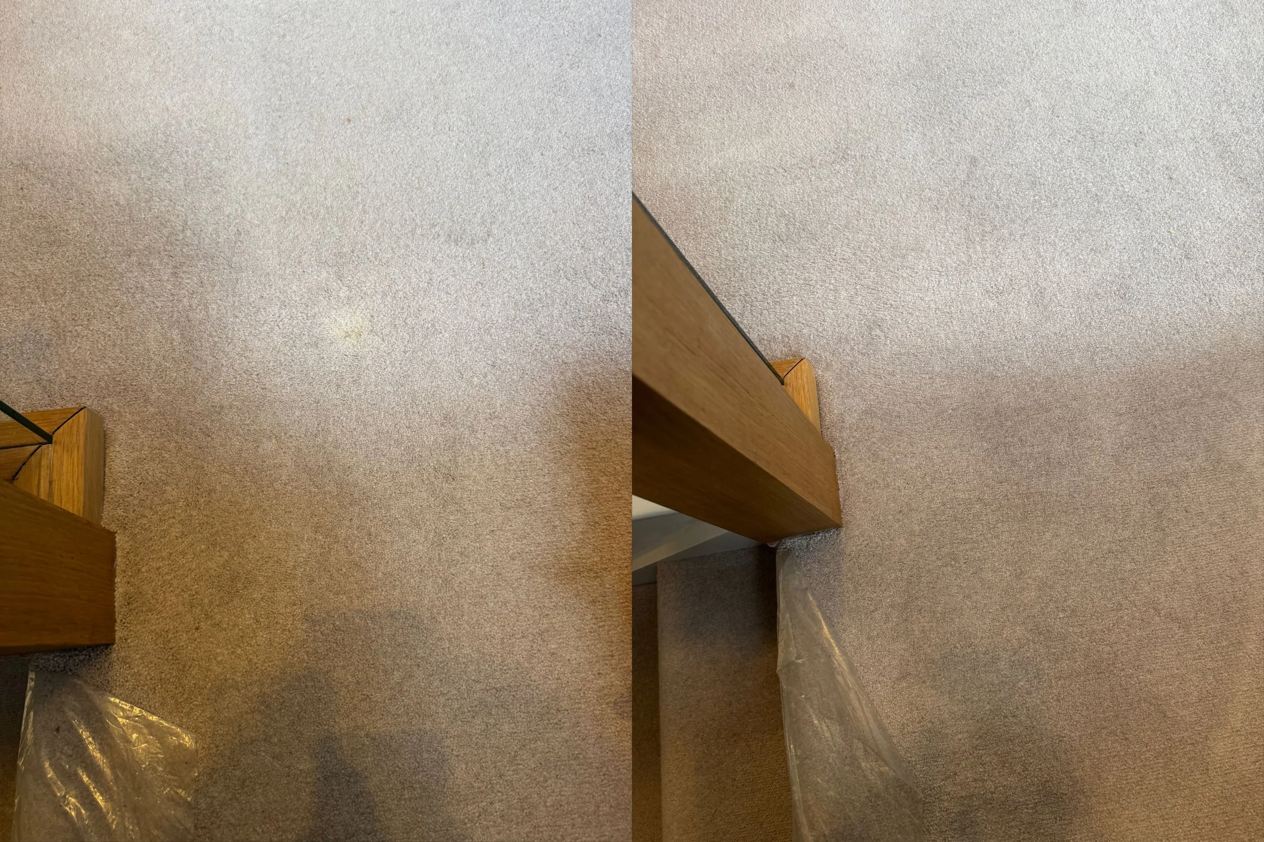 Seamless carpet bleach repair in Wigan with professional result.