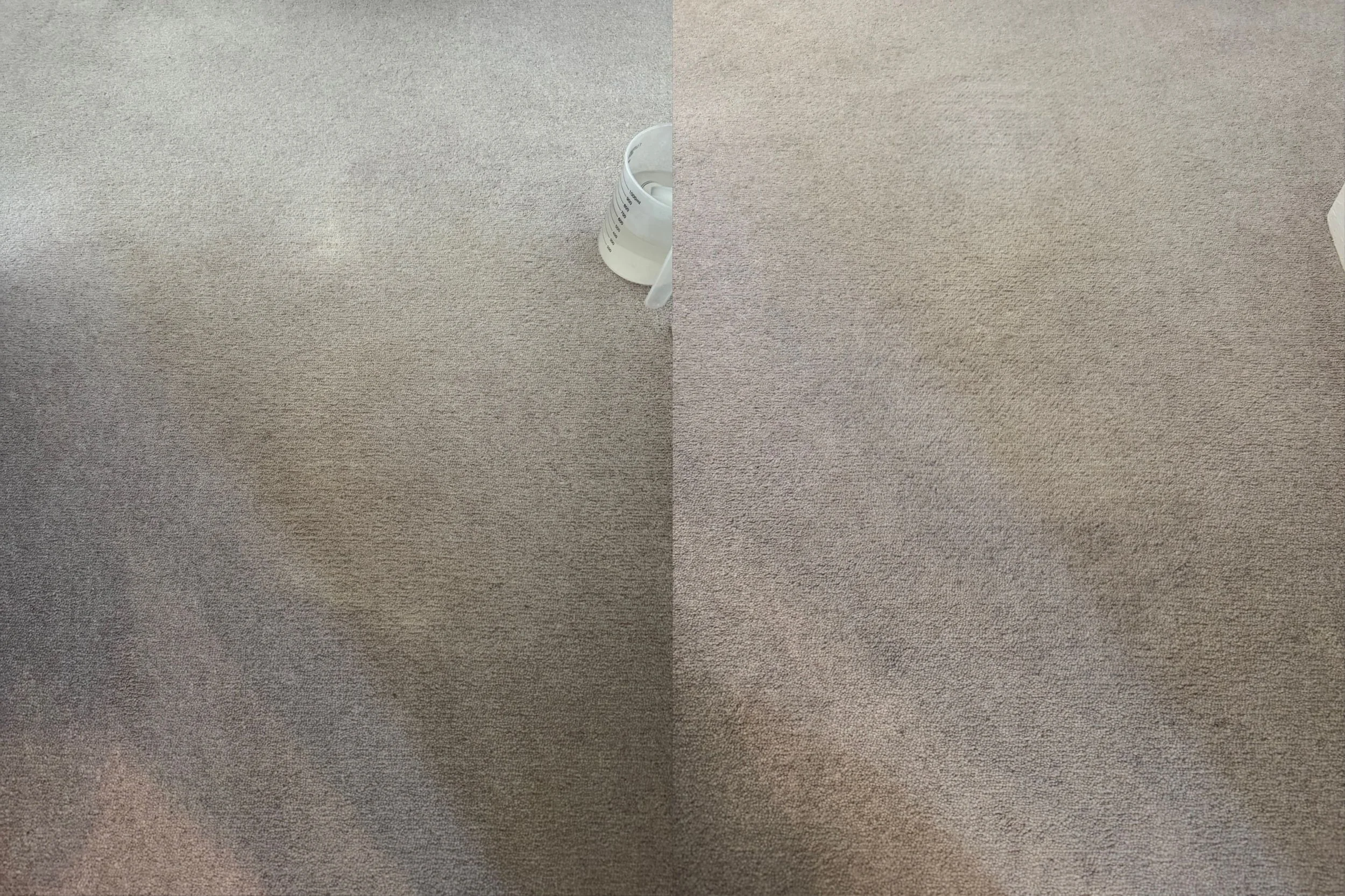 Seamless carpet bleach spot bleach fix with professional colour blending in Garstang.