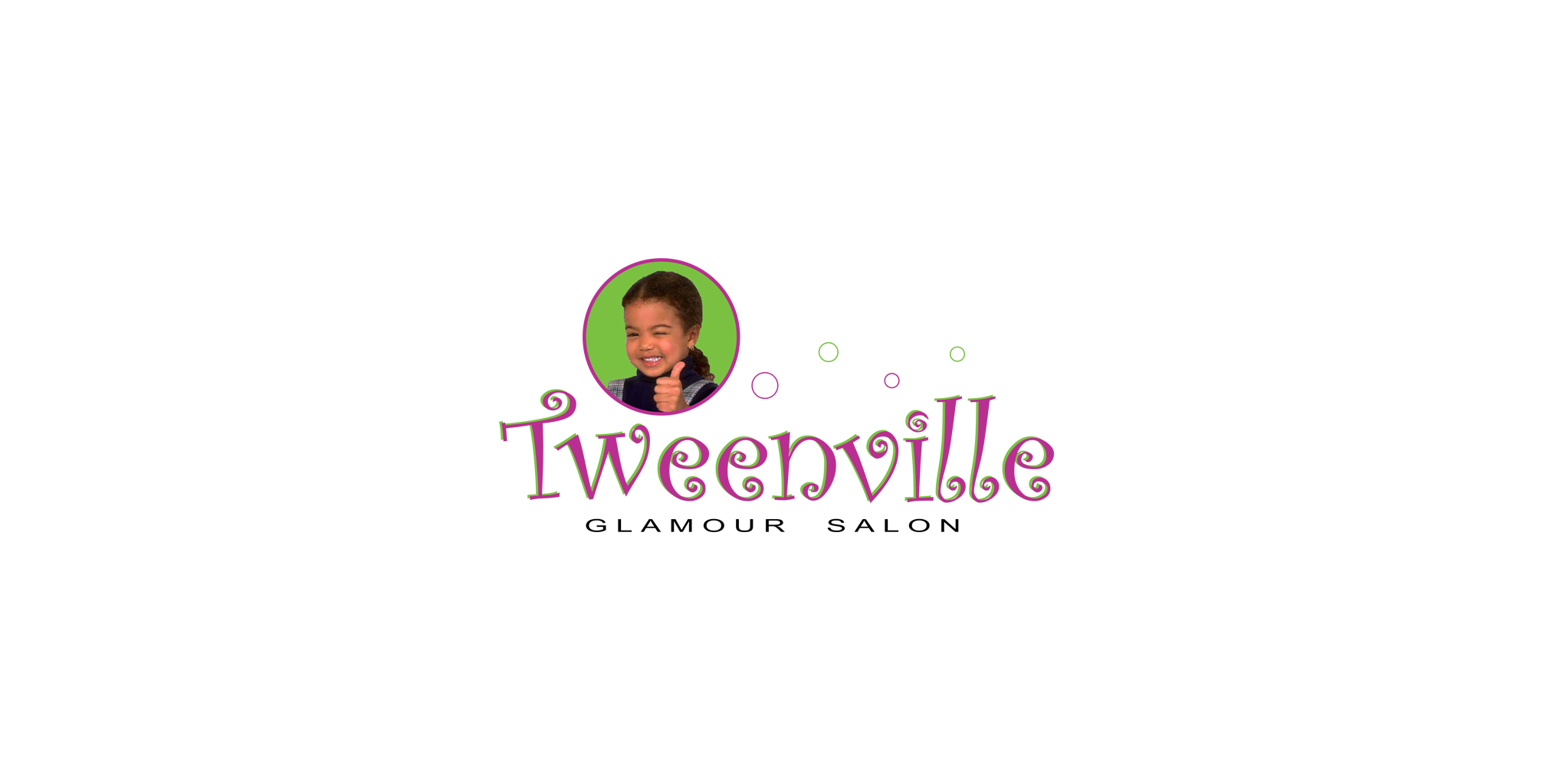 Colorful logo with a smiling girl giving a thumbs-up, text that reads 'I'm Gee with' in stylized purple and green font, with horizontal green and purple lines extending from the text.