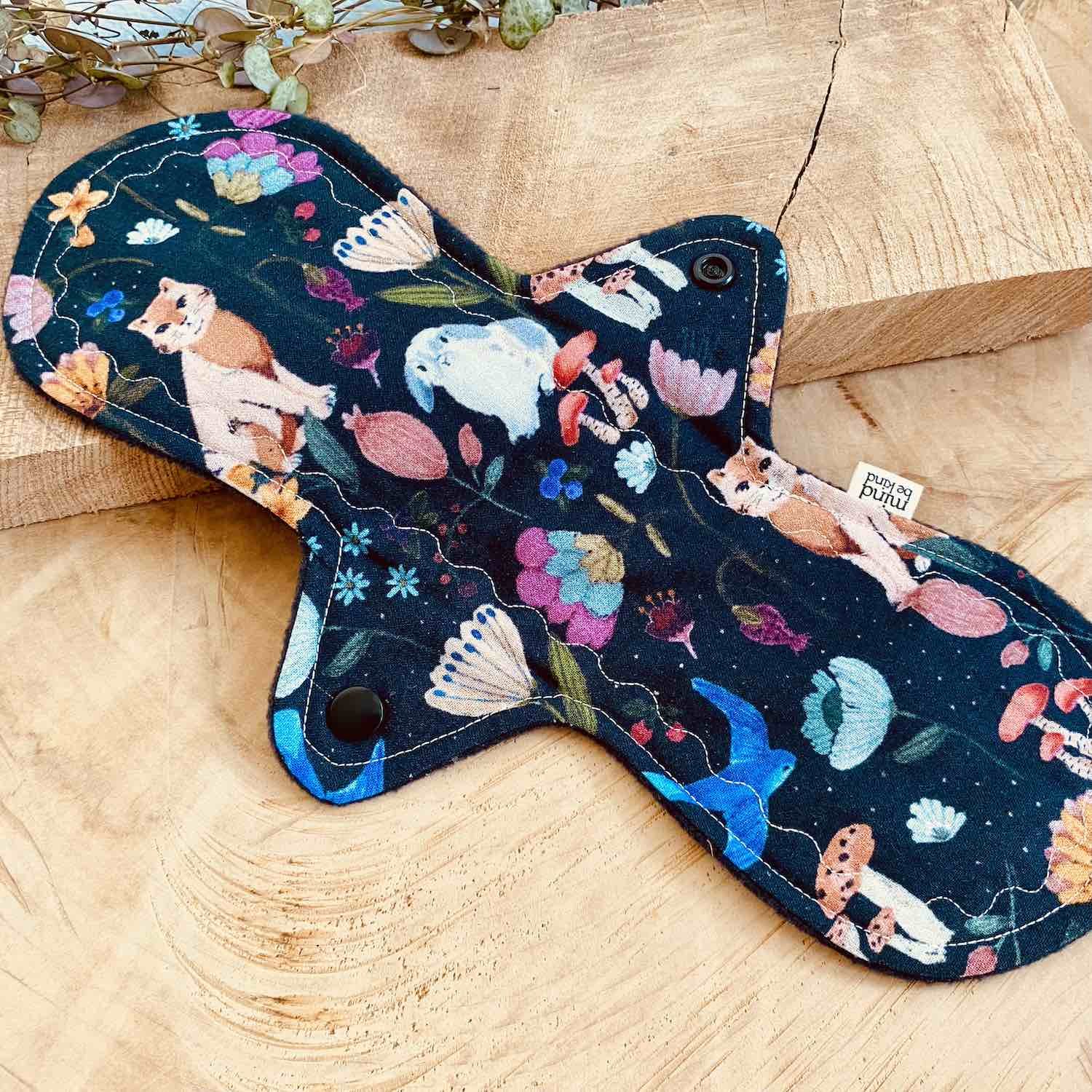 12" regular - cloth period pad, reusable cloth pad