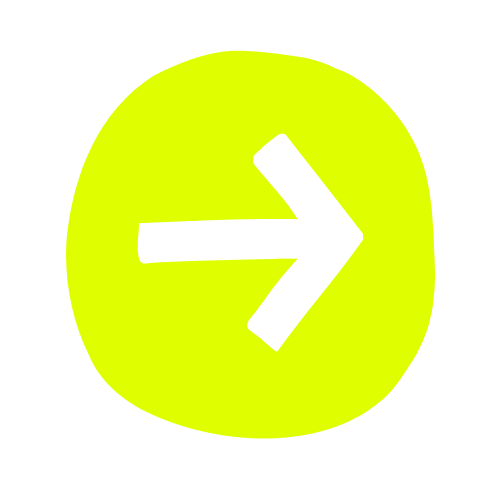 A right-pointing arrow inside a bright yellow circle on a black background.