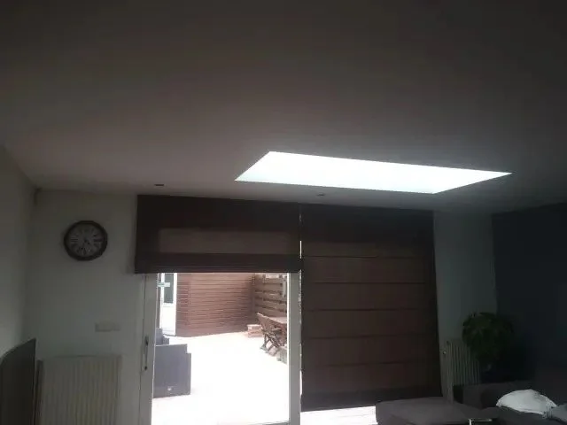 Uitbouw met lichtstraat aan woonkamer – Zaandijk 2016