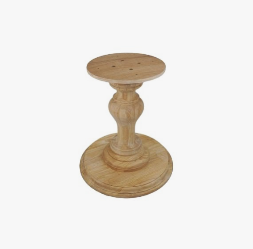 Wood Pedestal