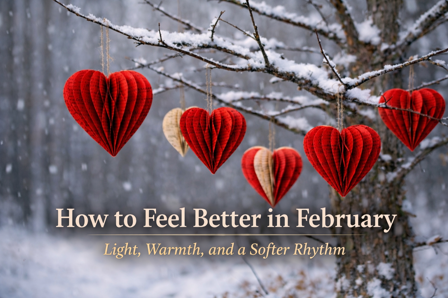 How to Survive February: A Softer Kind of Structure for Winter Blues