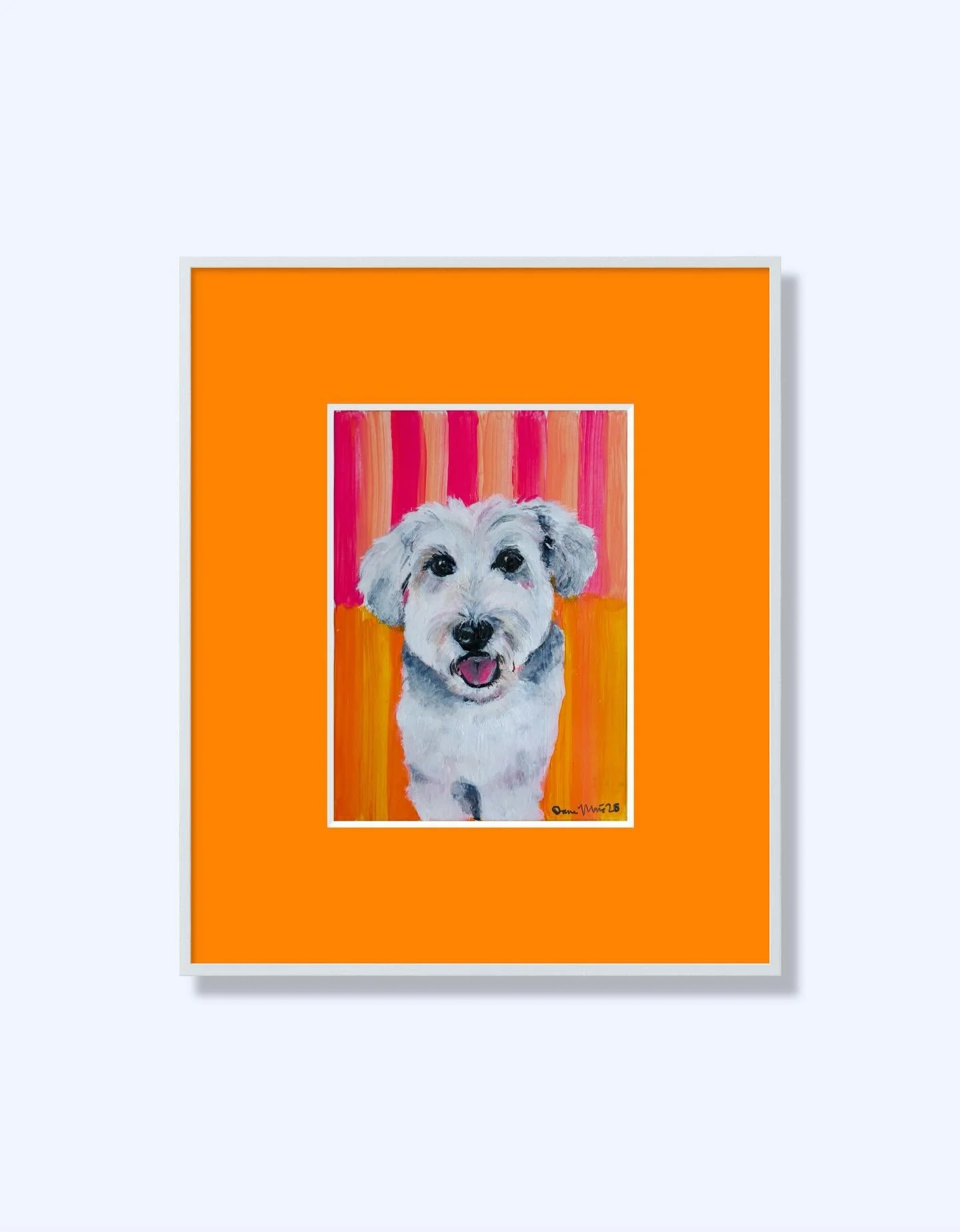 Reposting this pup because *orange mat*
How you frame things can really change the feeling of a piece!