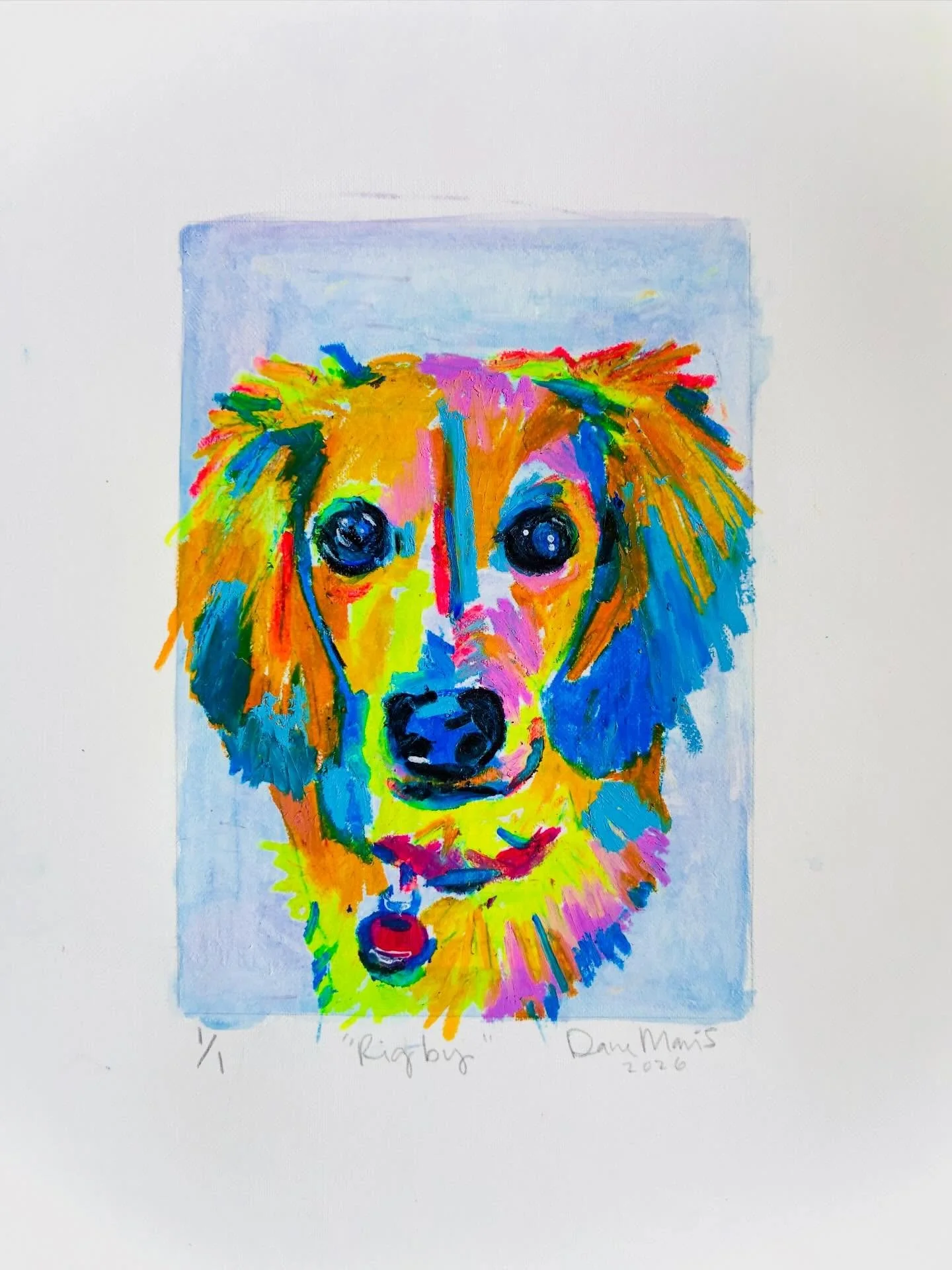 RIGBY!! You little pupper you!!
I personally know this lil guy, so this was a treat to make for @rebeccatrigilio 
Thanks for entering to win, friend!!!

Want a fun pet sketch of your own? Fill out my newly added order form@linked in my bio to get sta