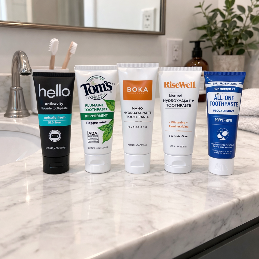 The 5 Best “Healthy” Toothpastes (Cleaner Ingredients + Actually Effective