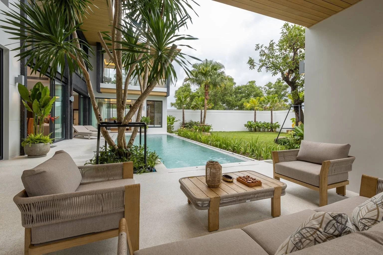 Modern Phuket villa with private pool, illustrating lifestyle-led property demand in Phuket’s residential market