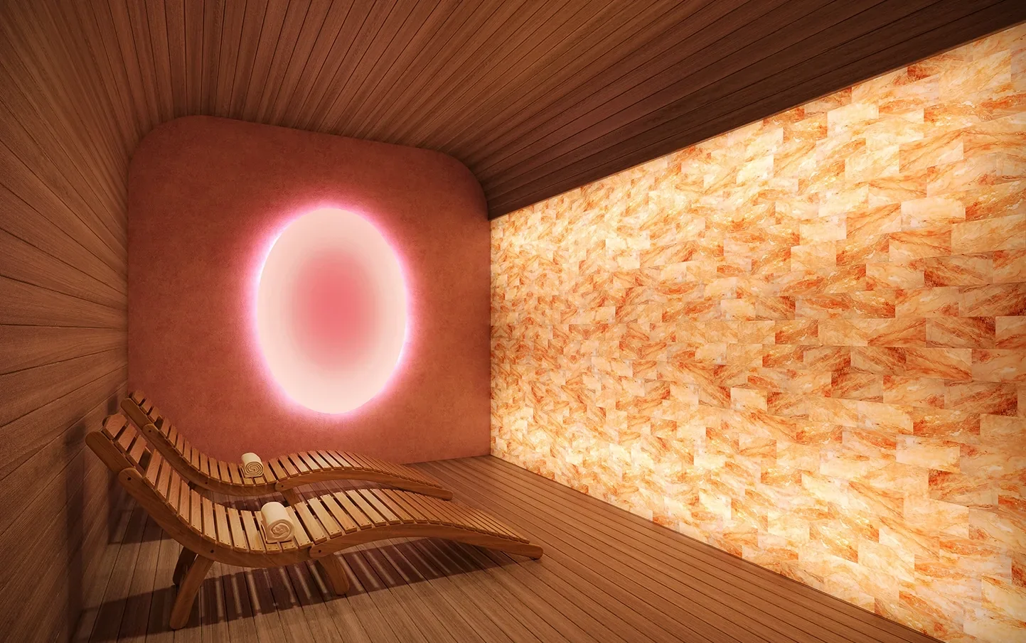 Salt sauna and relaxation room at The Standard Residences Hua Hin.
