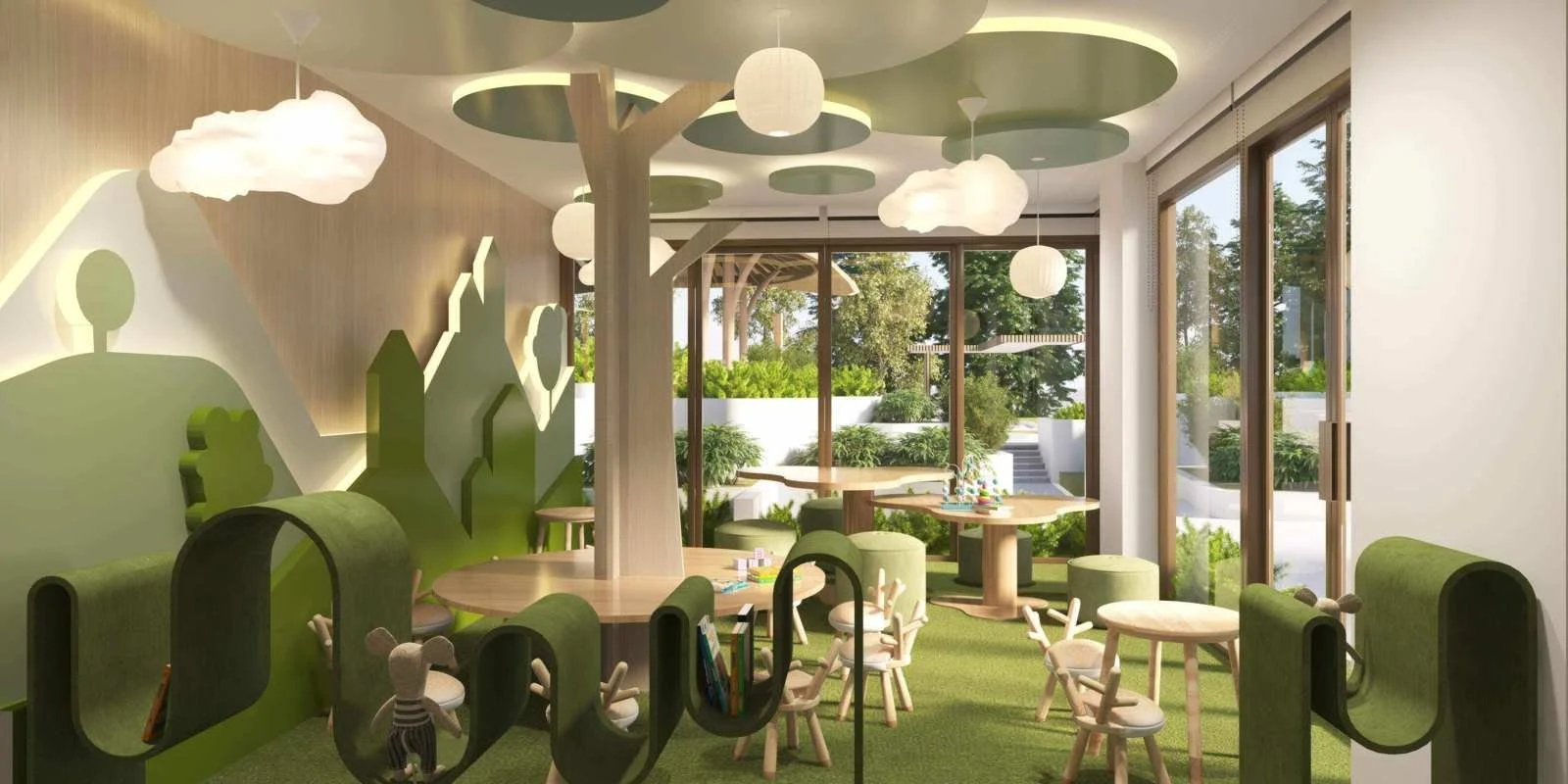 Children’s club and play area at VIP Tropika Phuket.