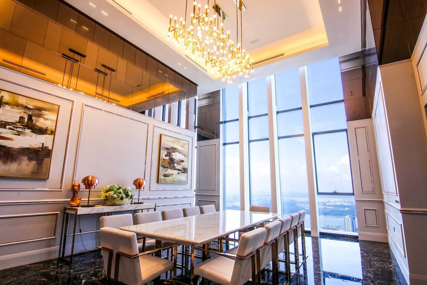 Sky dining and private event space with city views at The Astaka Johor Bahru.