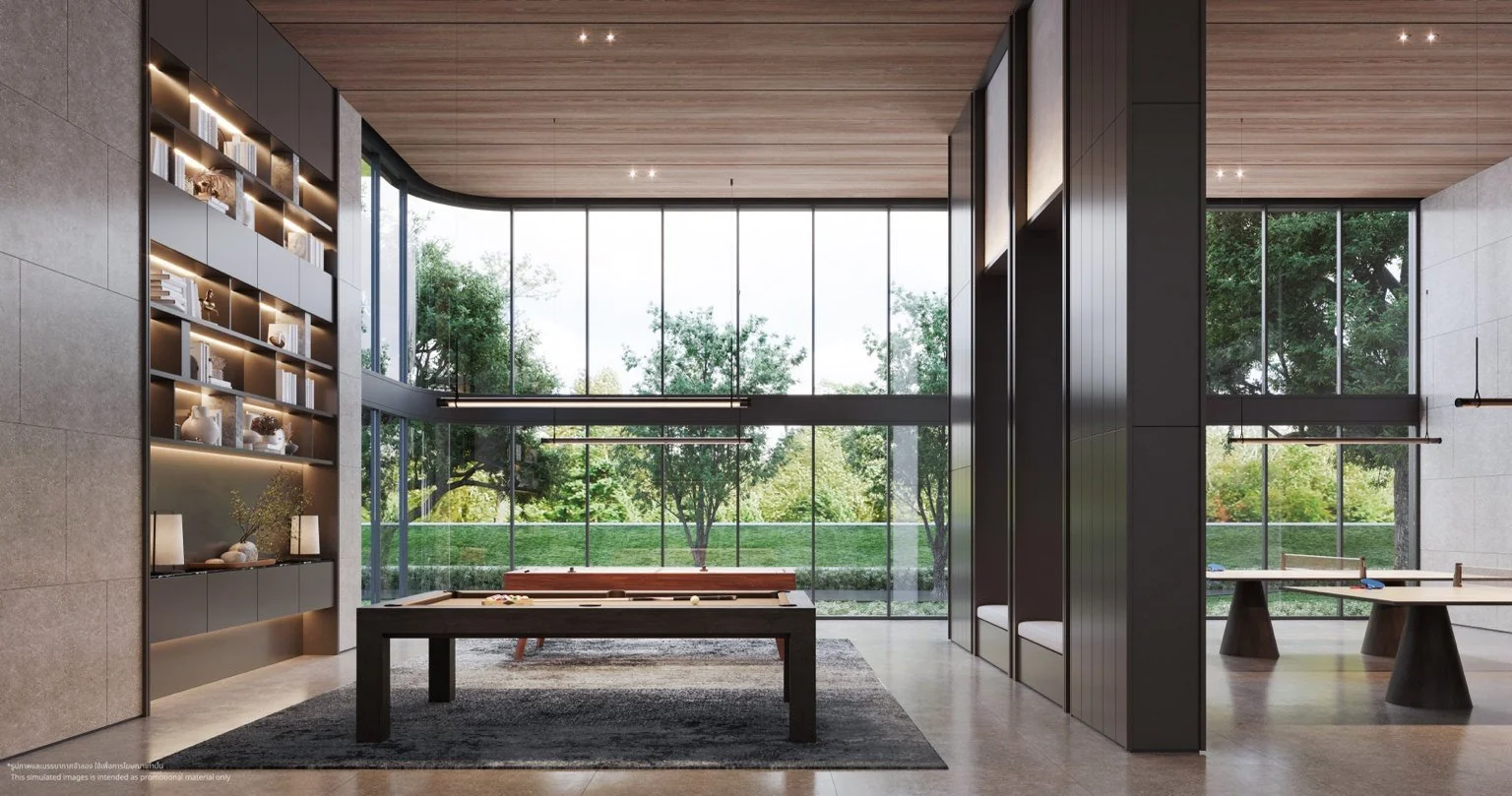 Indoor sports and games room at The Panora Estuaria Pattaya.