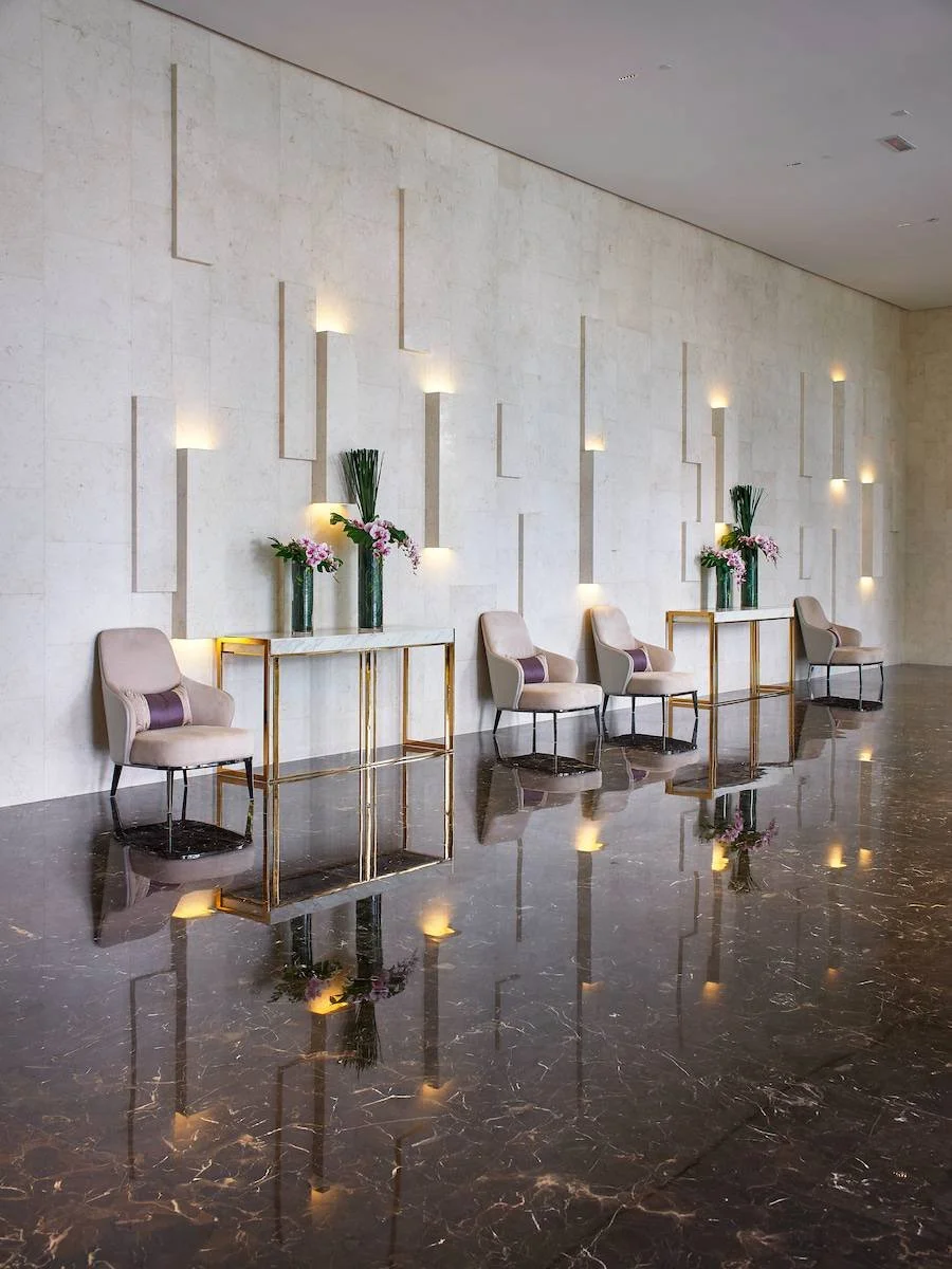 Main lobby and reception area at The Astaka Johor Bahru.