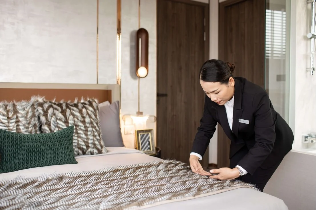 Housekeeping service at Coco Parc Dusit-branded luxury condominium in Bangkok.