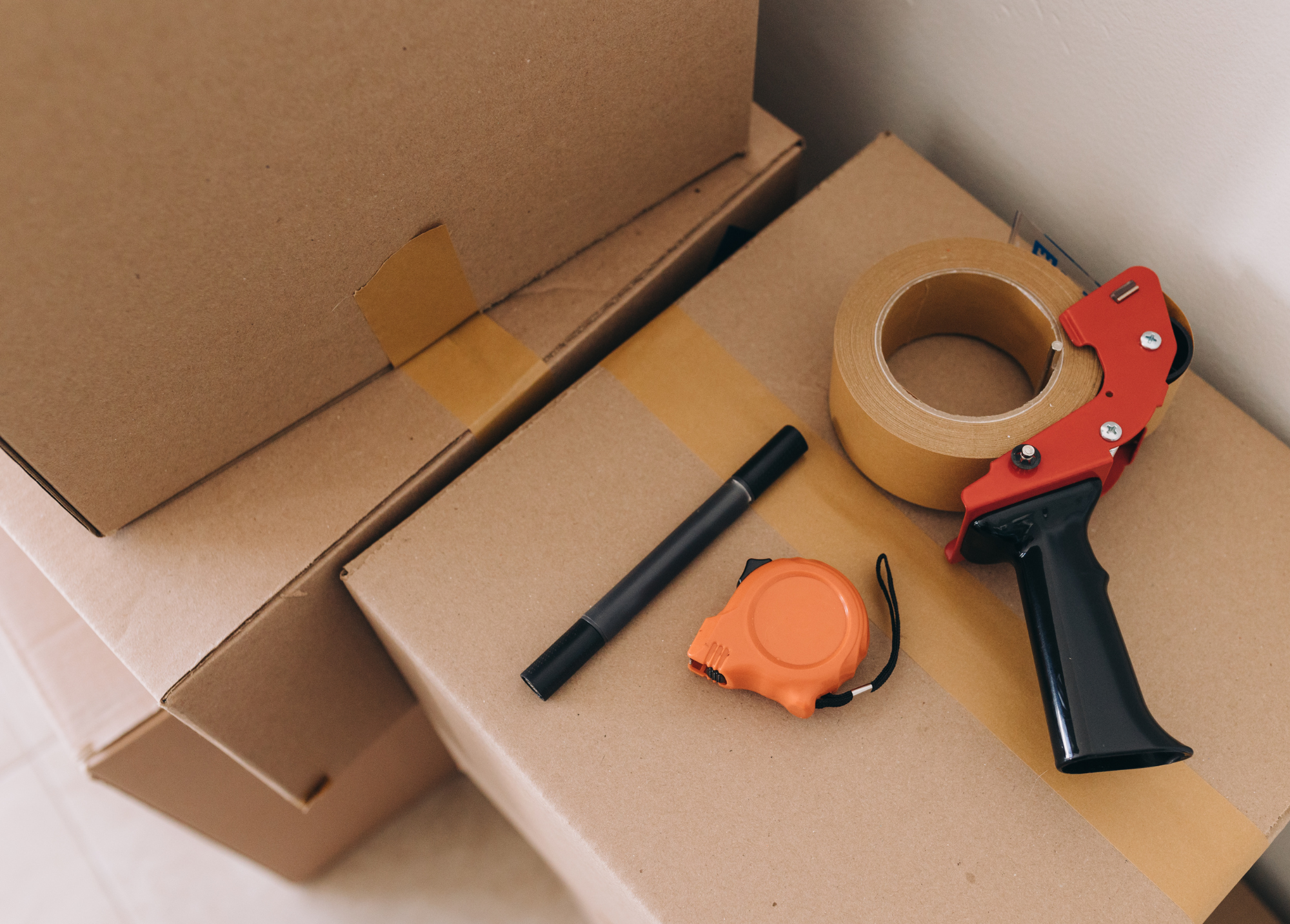 Organized packing and moving boxes