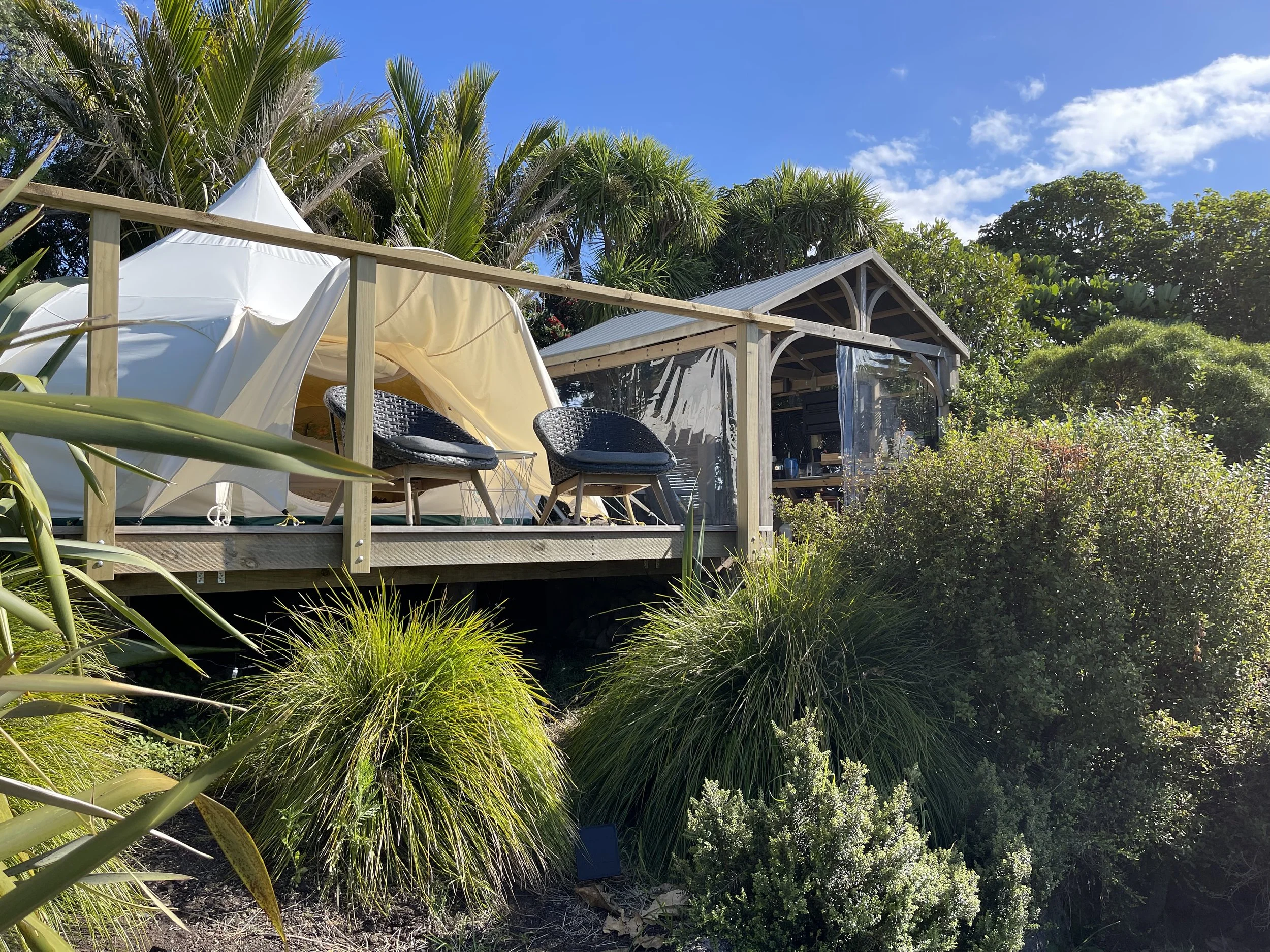 Nikau Glamping Bluewater Sanctuary