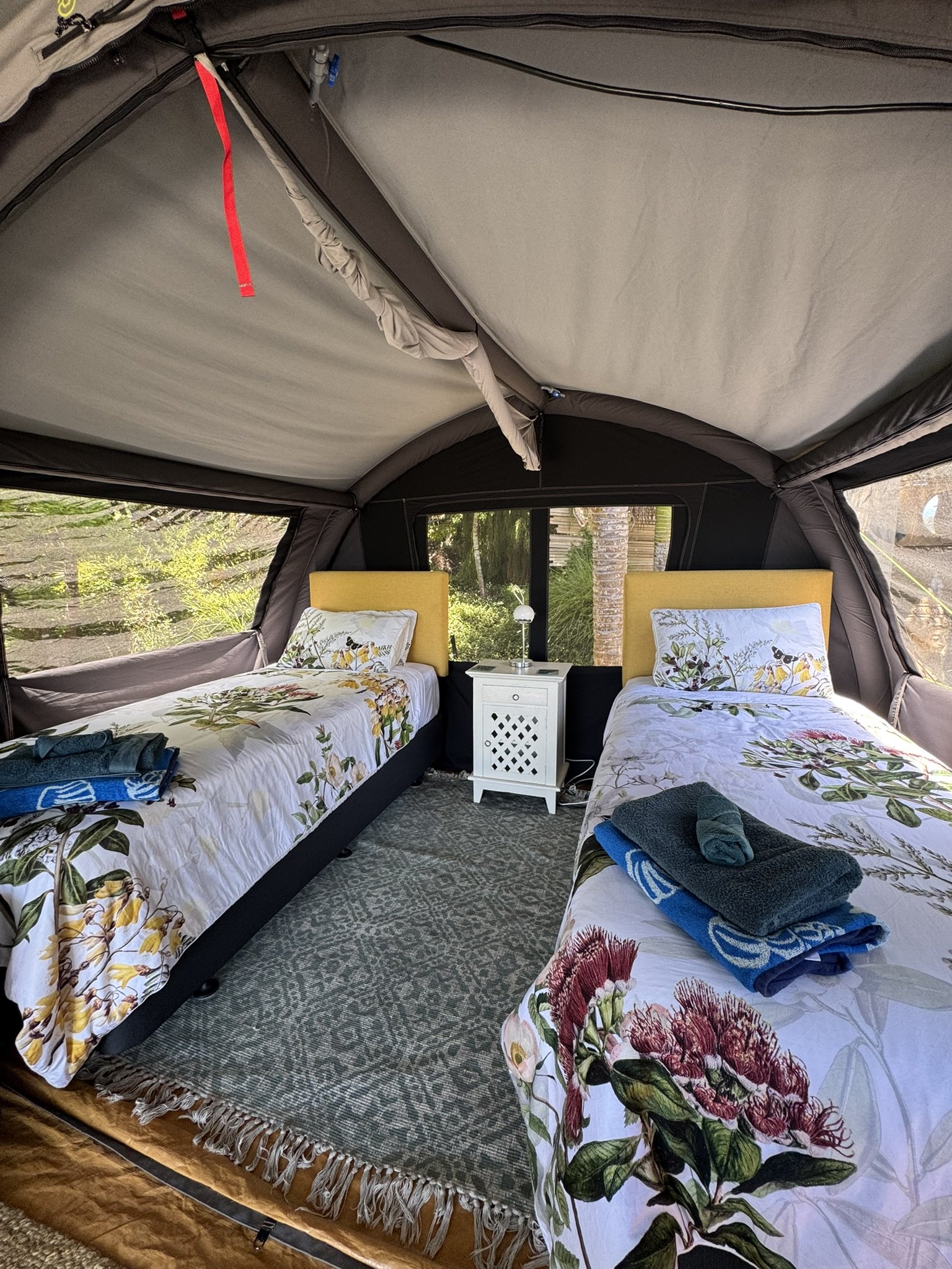 Nikau Glamping Bluewater Sanctuary Bedroom
