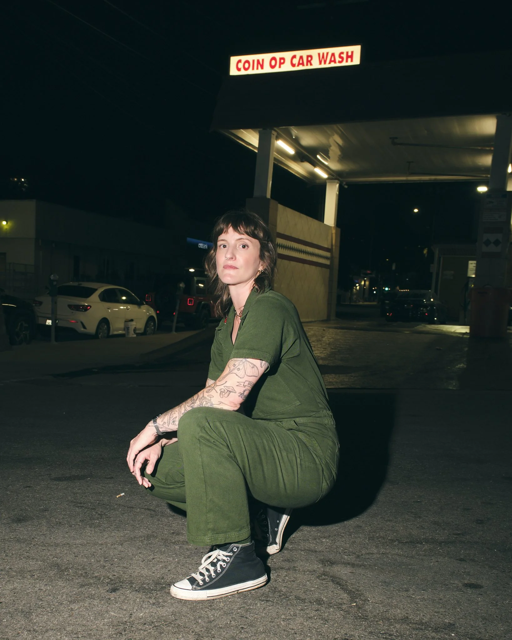 Christiana Lopez, host and creator of Car Wash Confessional, a talk show uncovering all the messy bits that make us tick. Set at a classic Los Angeles self serve coin-op car wash, the show features guests hand washing cars while digging into personal