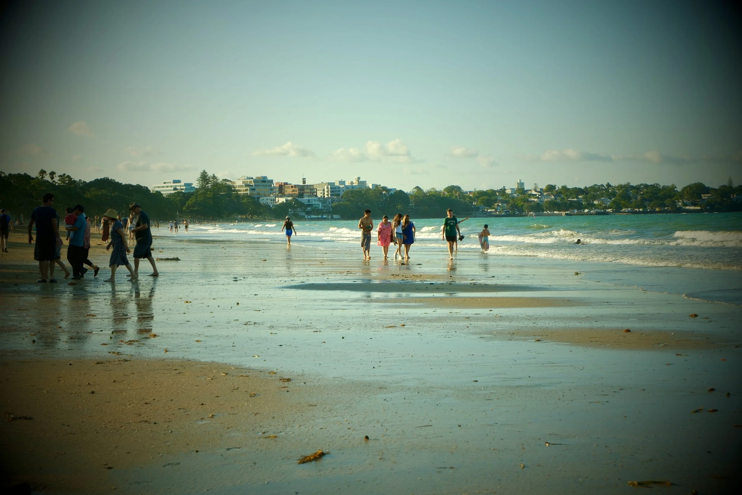 Une grande plage