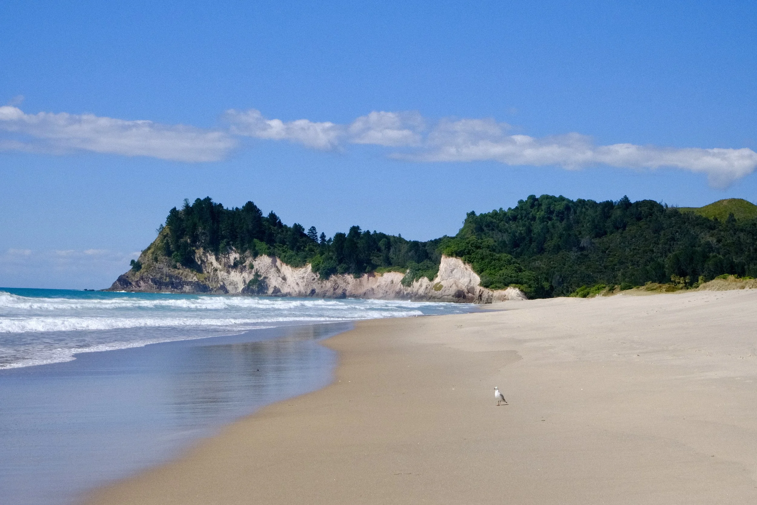 Une plage déserte
