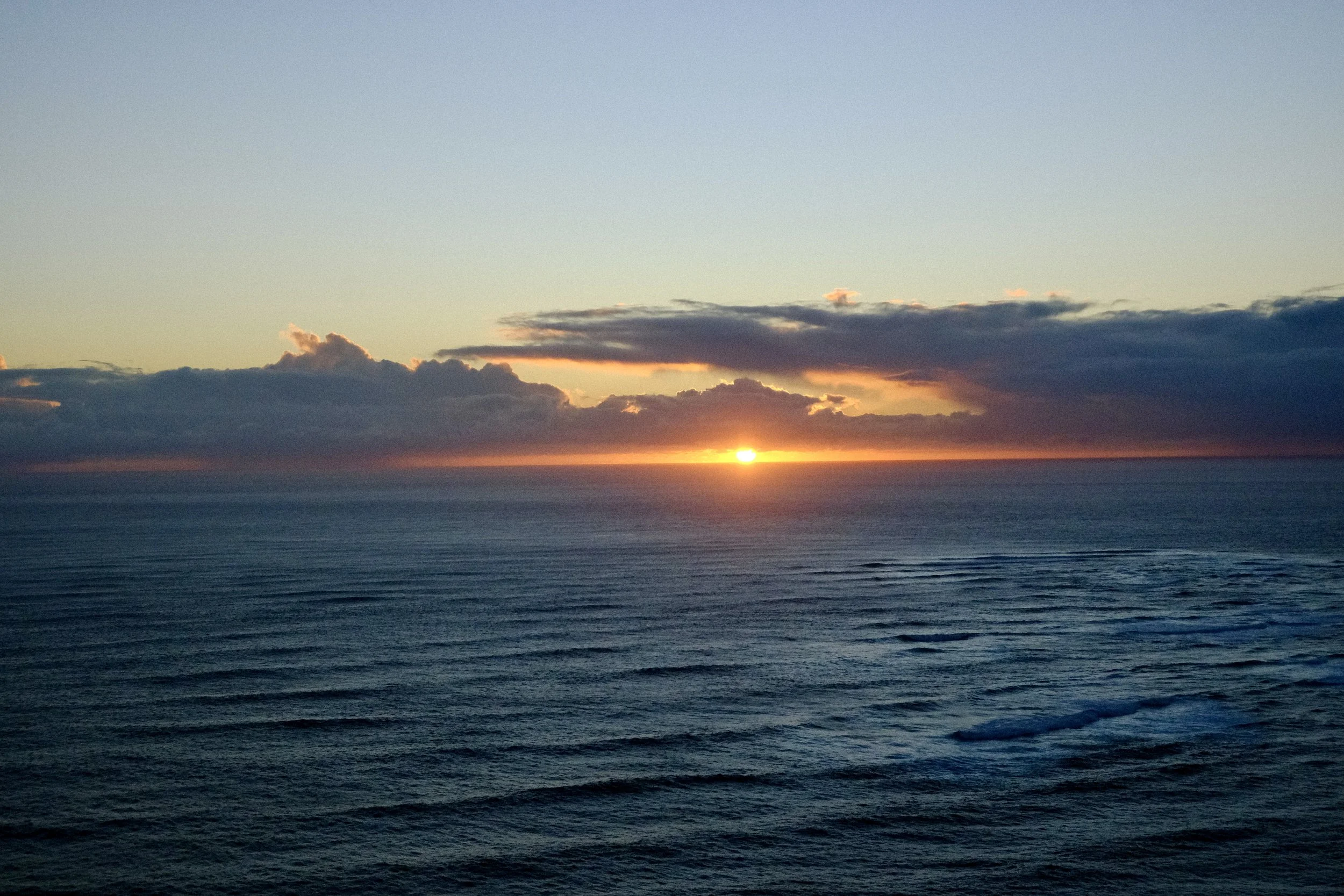 Le soleil se couche