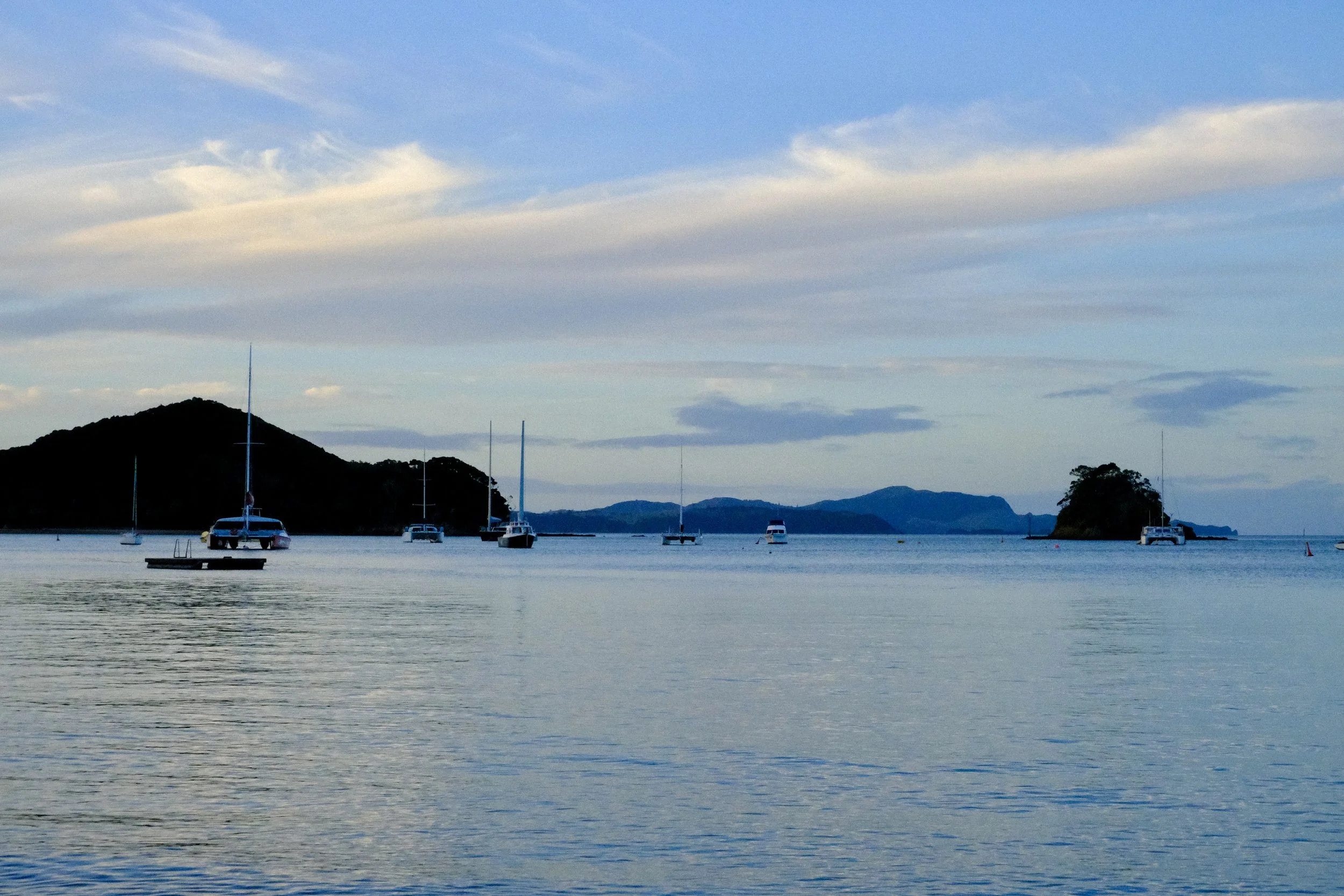 Coucher de soleil à Paihia