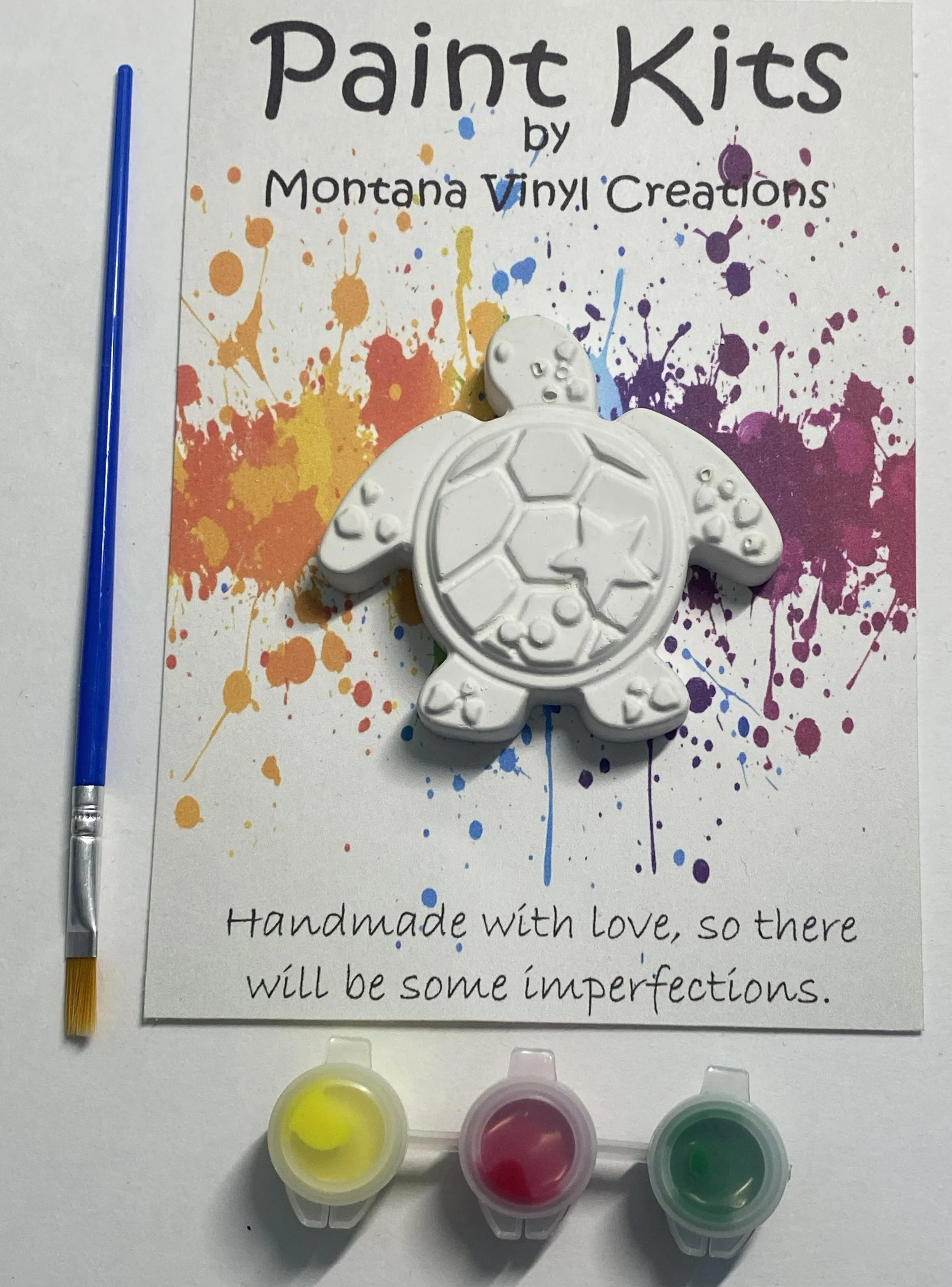 Sea Turtle plaster paint kit