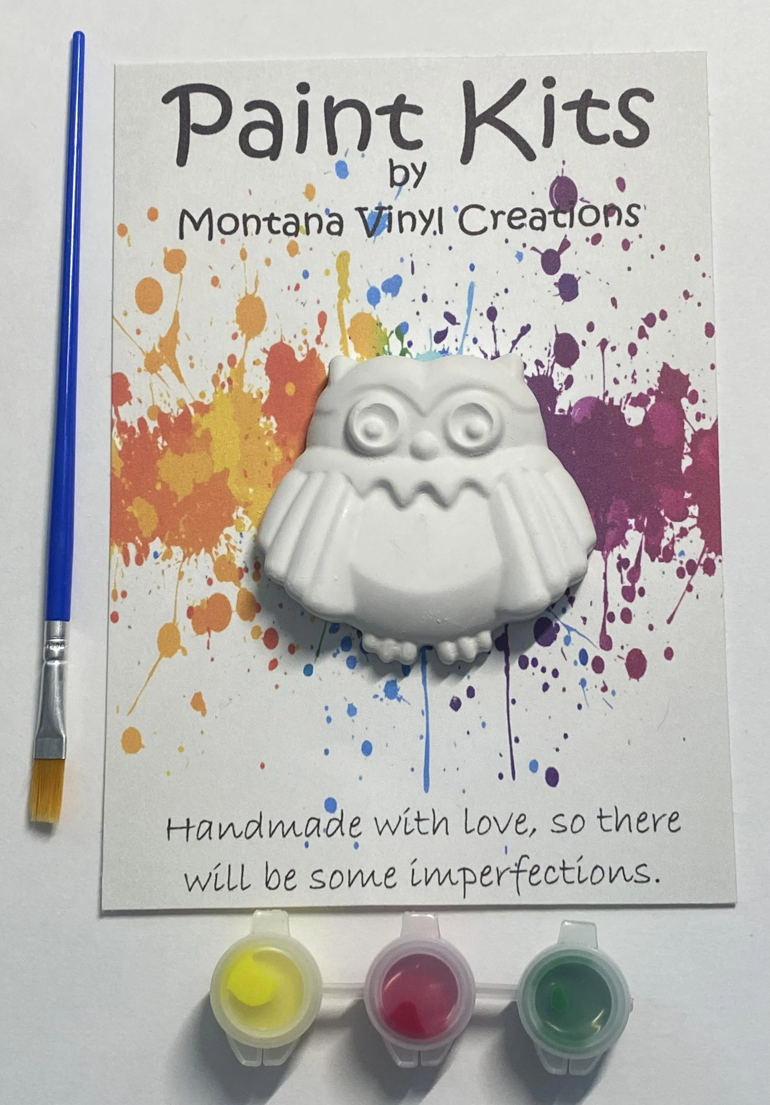 Owl plaster paint kit