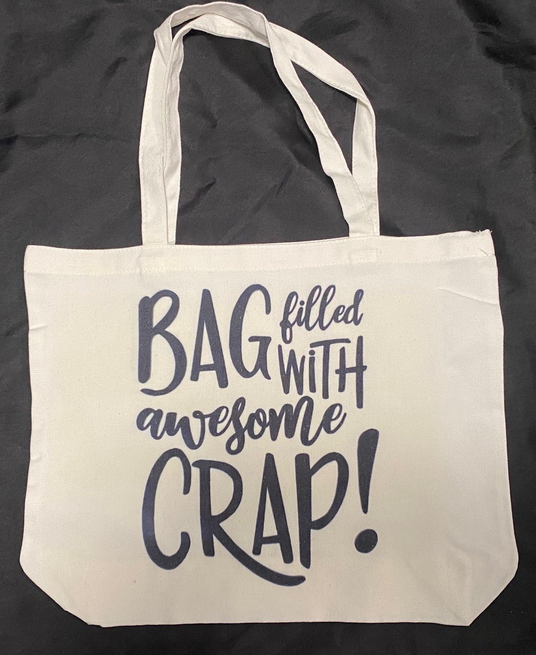 Bag Filled with Awesome Crap Canvas Bag