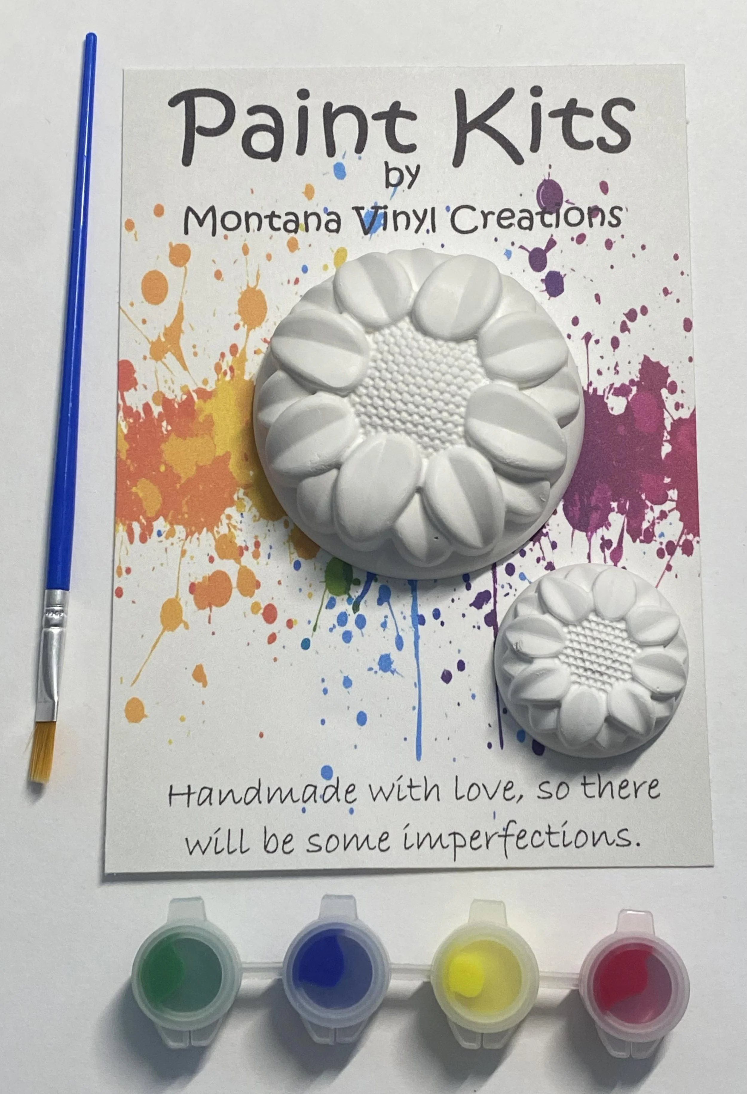 Sunflower set of 2 plaster paint kit