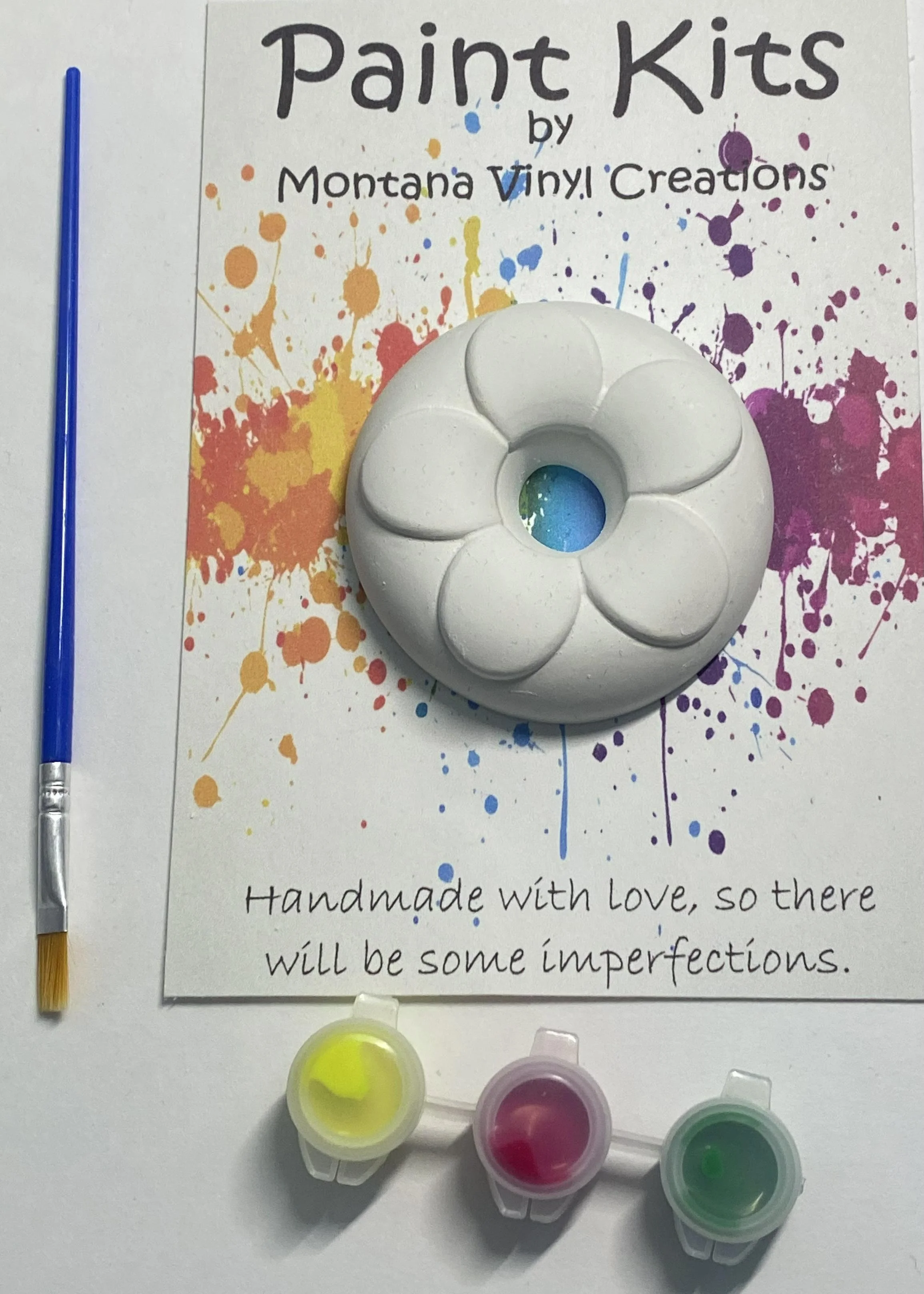 Doughnut big flower plaster paint kit