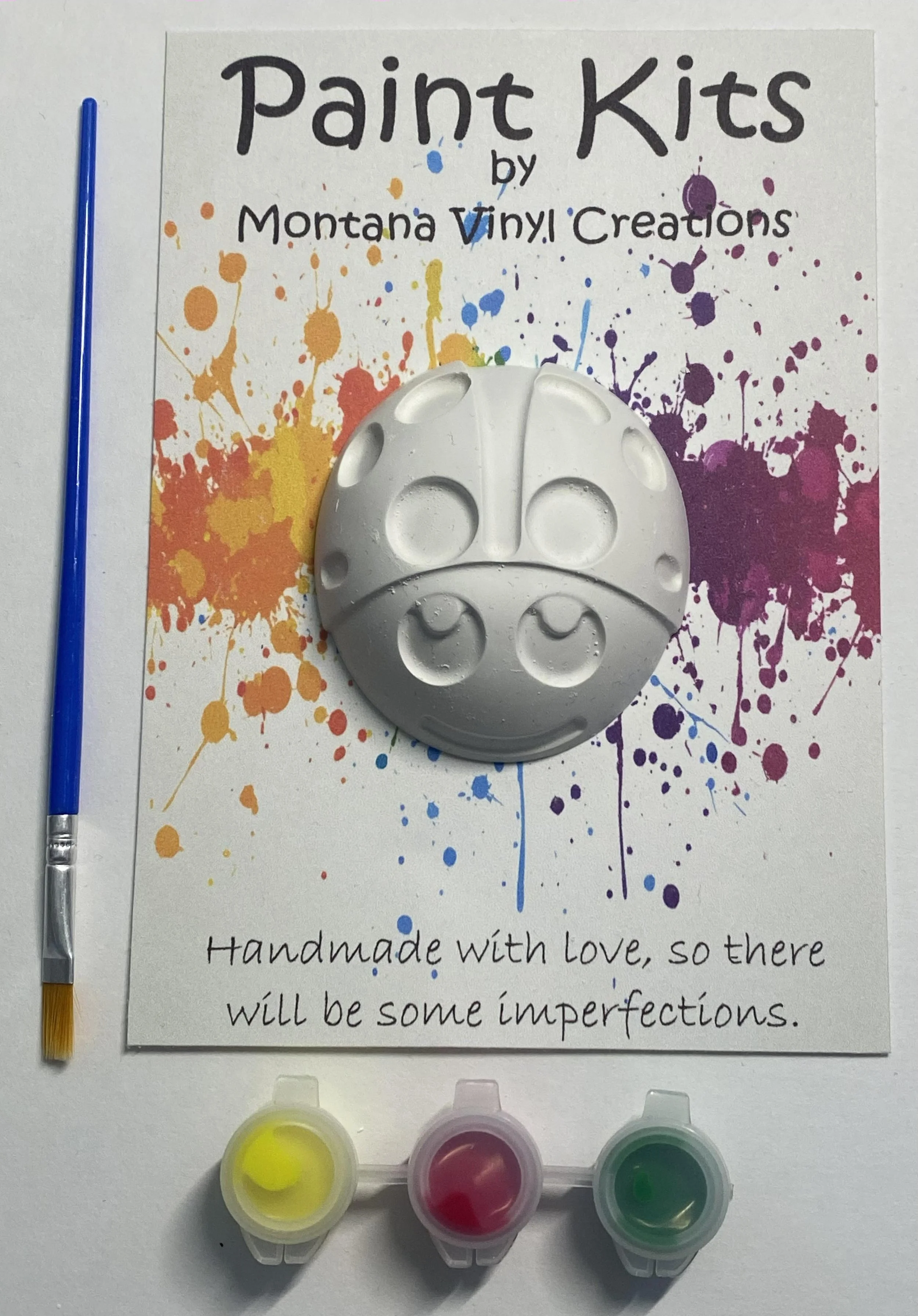 Ladybug plaster paint kit