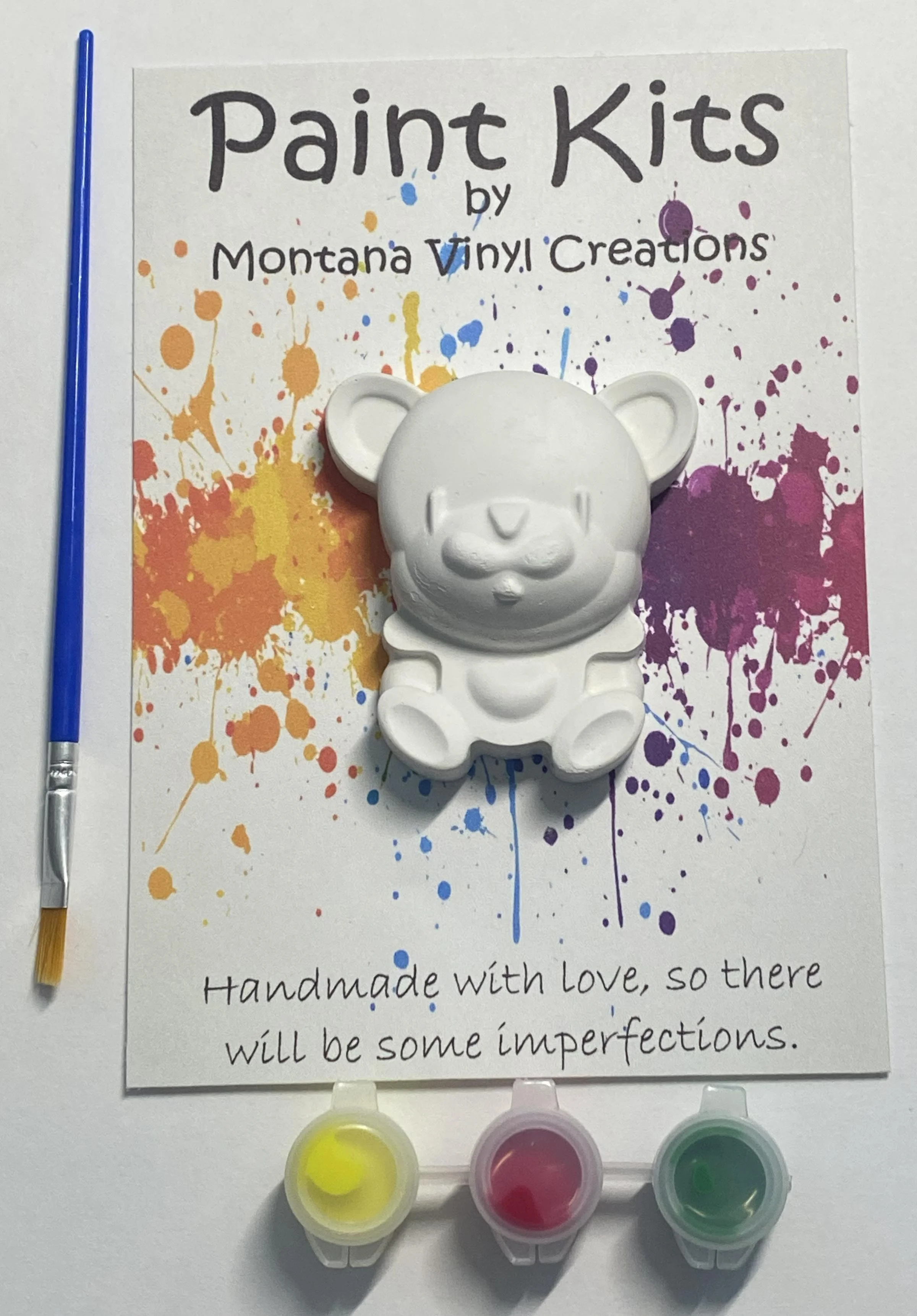 Bear plaster paint kit