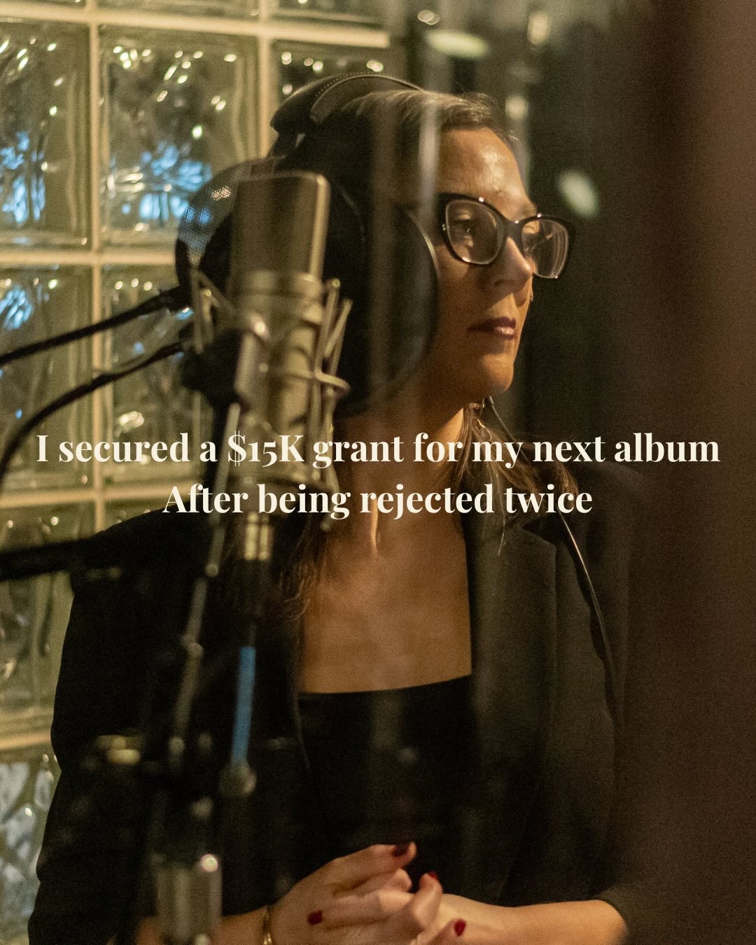 I secured a $15K grant for my next album after being rejected twice. Here&rsquo;s what changed. 

#allgoodjazz #independentartist #grant #musicfunding #jazzsinger