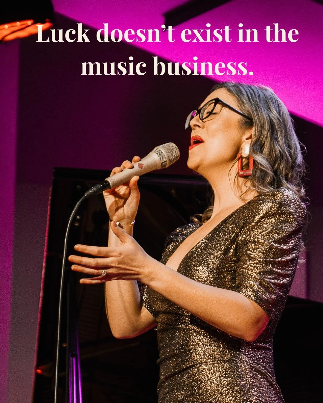 A career in music isn&rsquo;t built on luck, it&rsquo;s built on habits. Here are 5 ways to increase your odds ✨

#jazzsinger #musicbusiness #musiccareer #allgoodjazz #independentartist