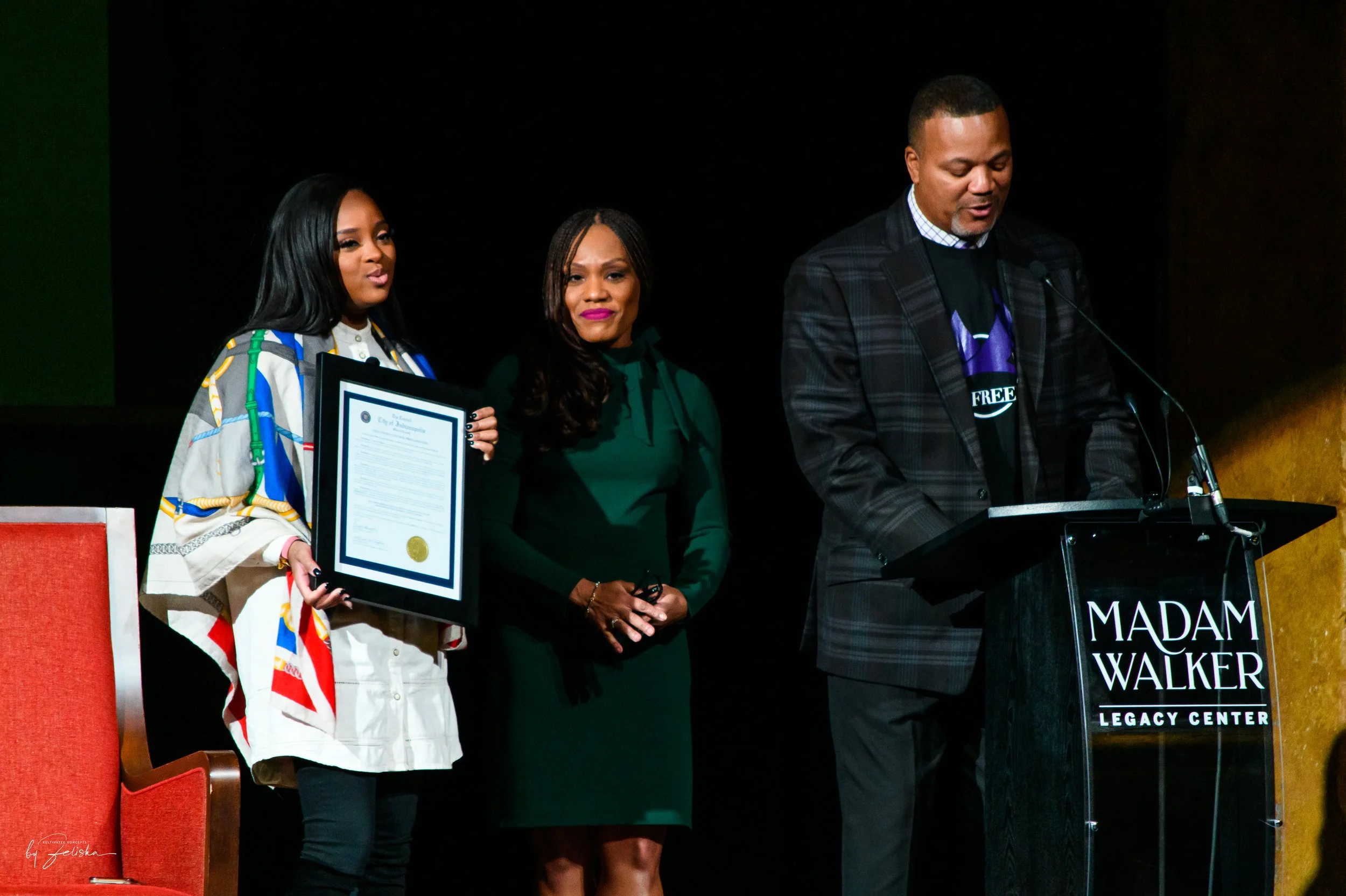Tamika Mallory featured at MLK Celebration at the Madame CJ Walker Legacy Center