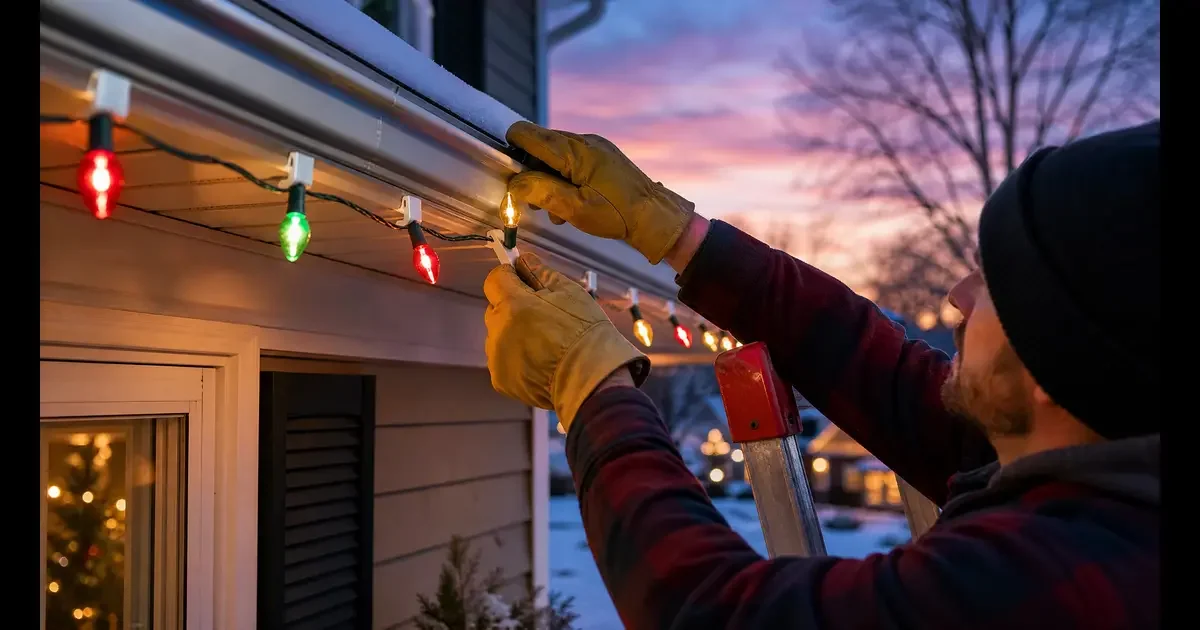 What Is the Best Way to Hang Christmas Lights?