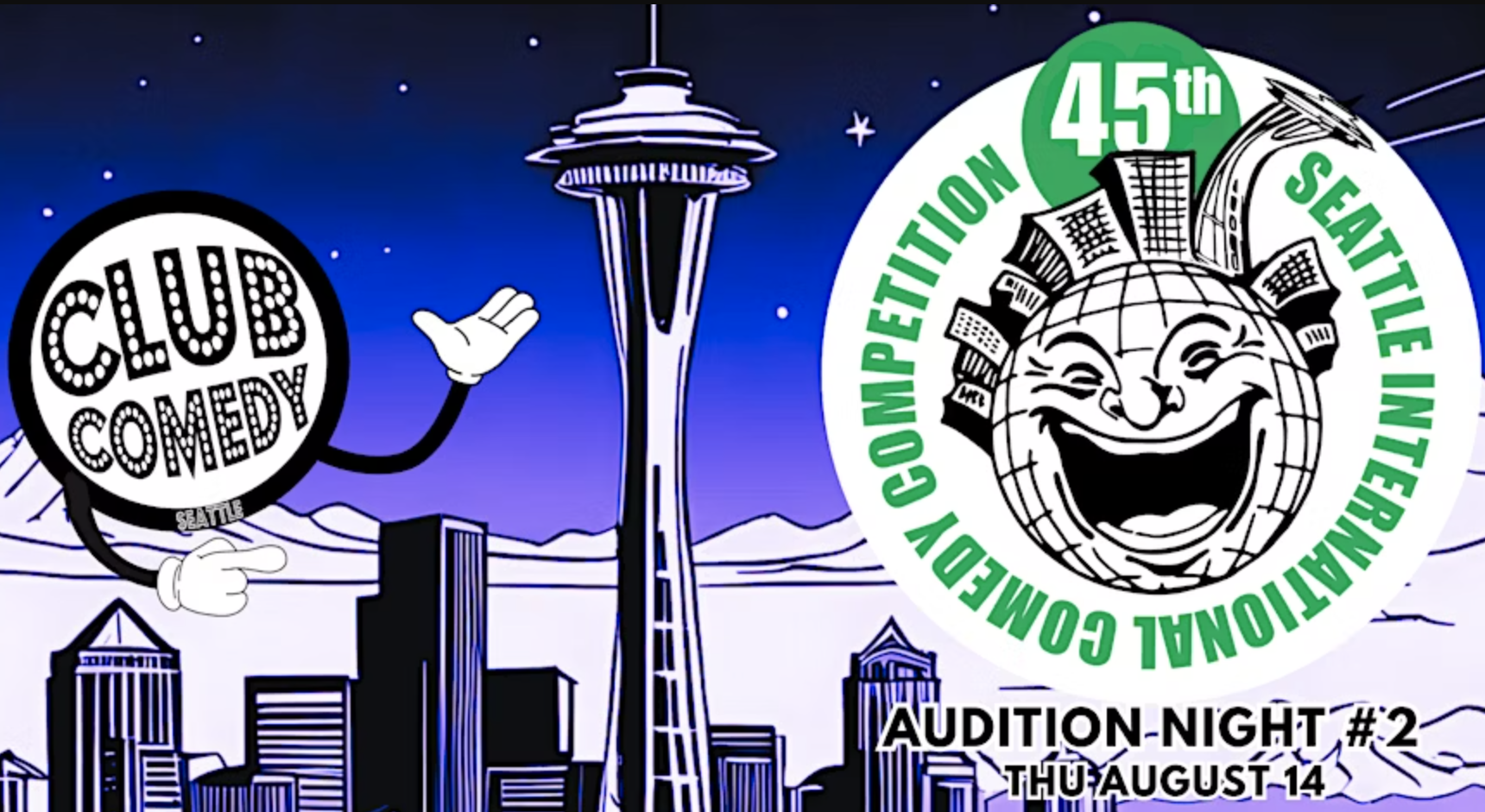 45th Seattle International Comedy Competition Audition Show #2