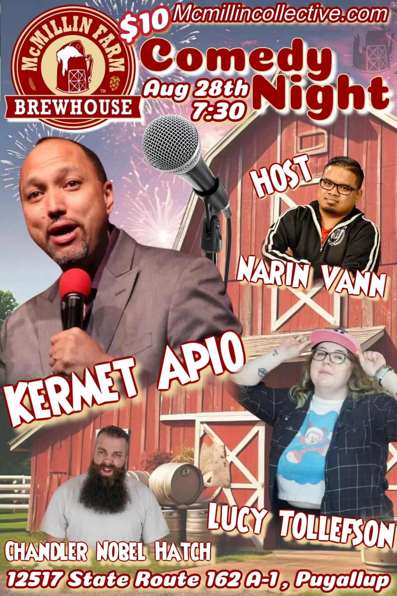 Comedy Night at McMillin Farm Brewhouse