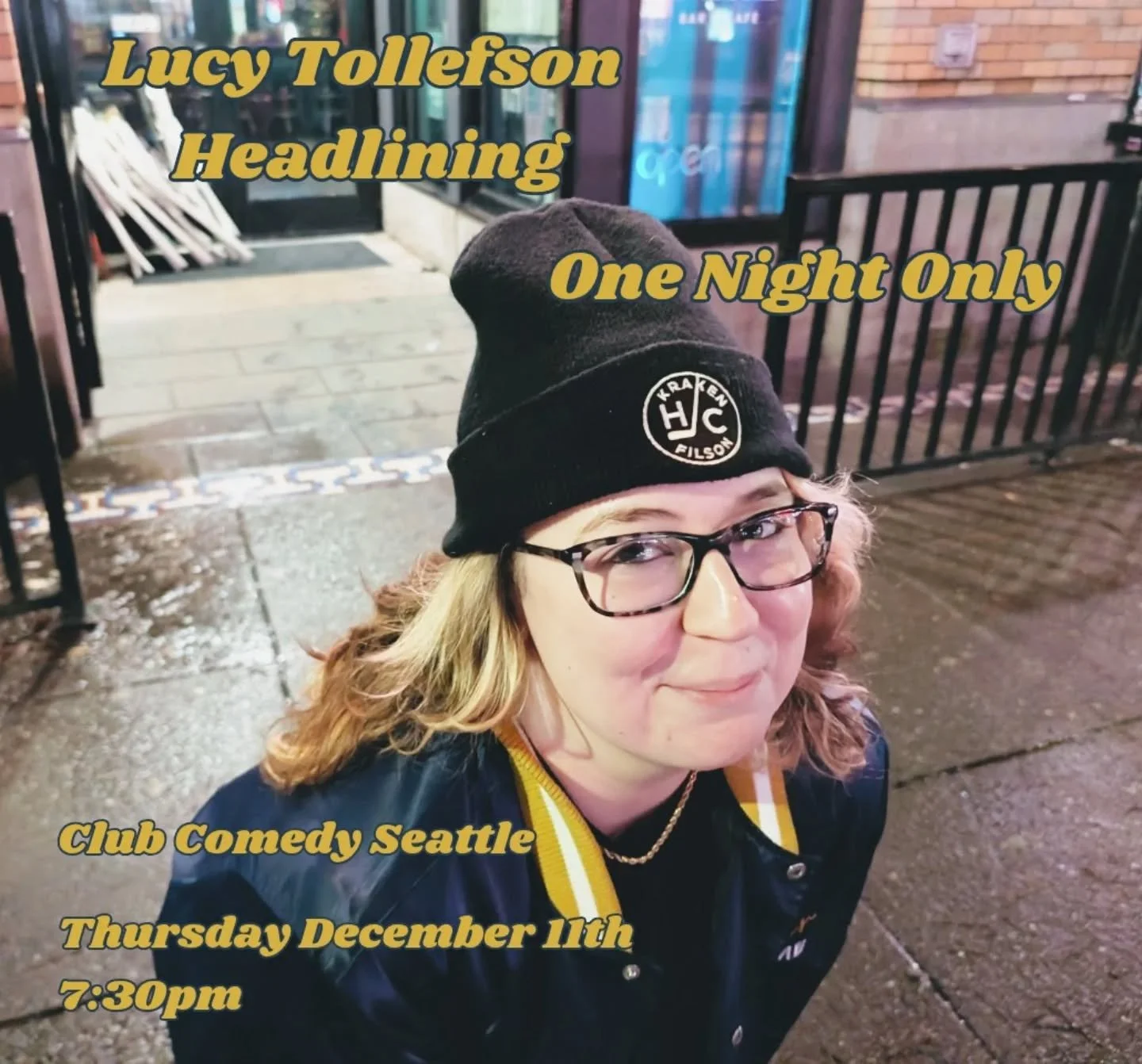 Next month I'll be headlining one night only at Club Comedy Seattle! Thursday December 11th!!

This show is important to me for a few reasons. 
At the start of 2025, I set a list of goals for stand-up comedy. Kinda like New Years Resolutions, but I a