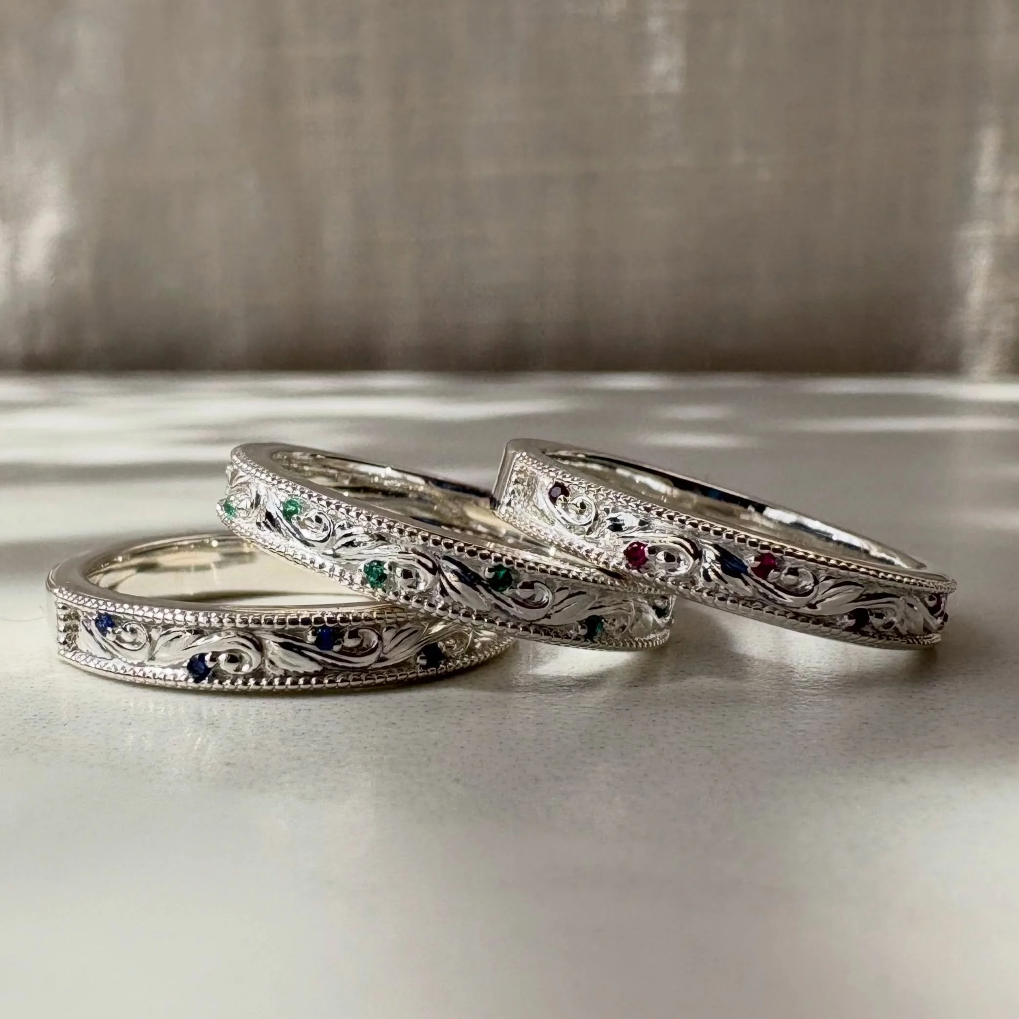 Floral Filigree Band