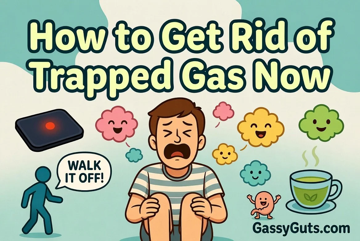 How to Get Rid of Trapped Gas Now: Instant Relief Positions, Natural Remedies, Heat, Movement, and Real Gut Help