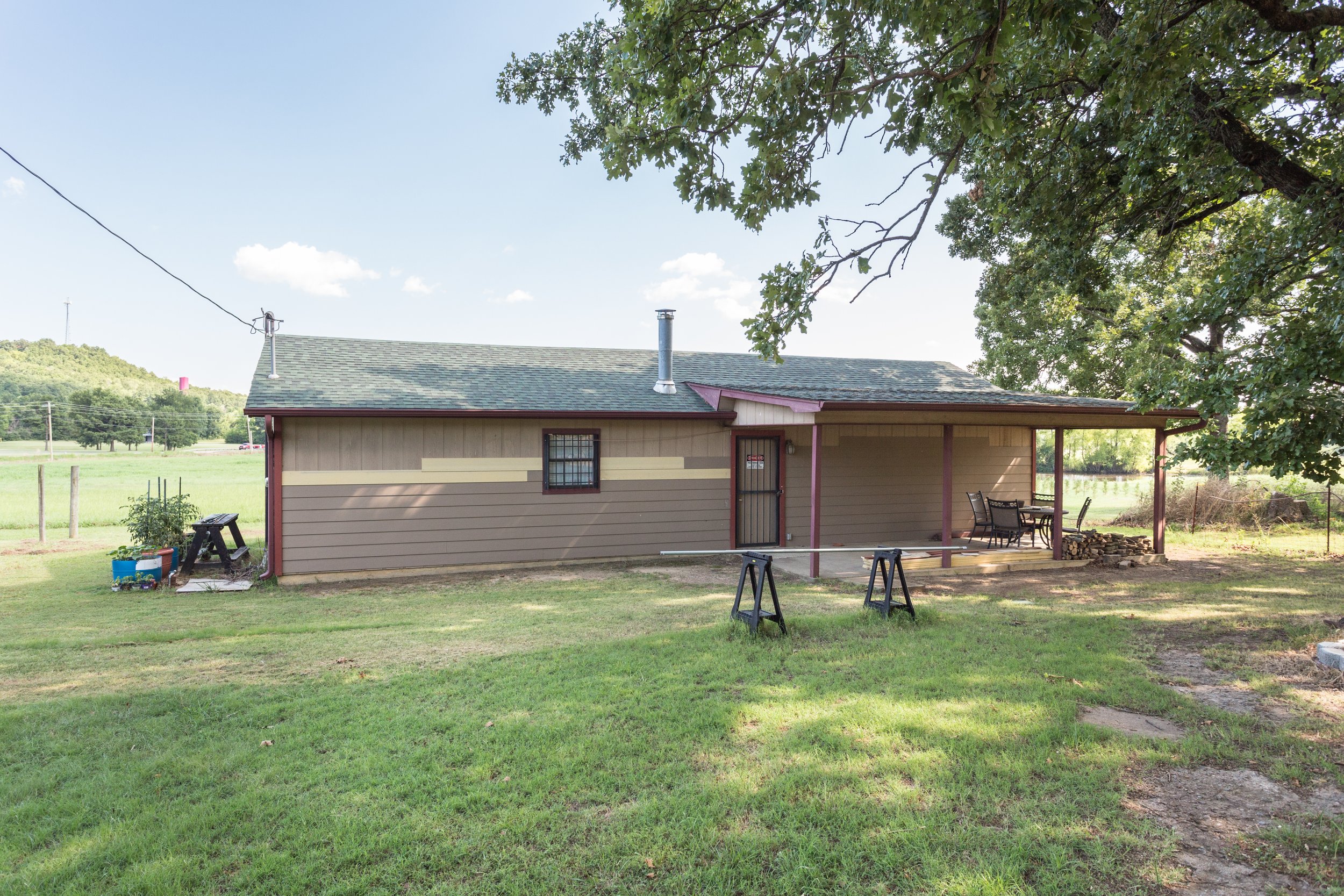 Office building on farm