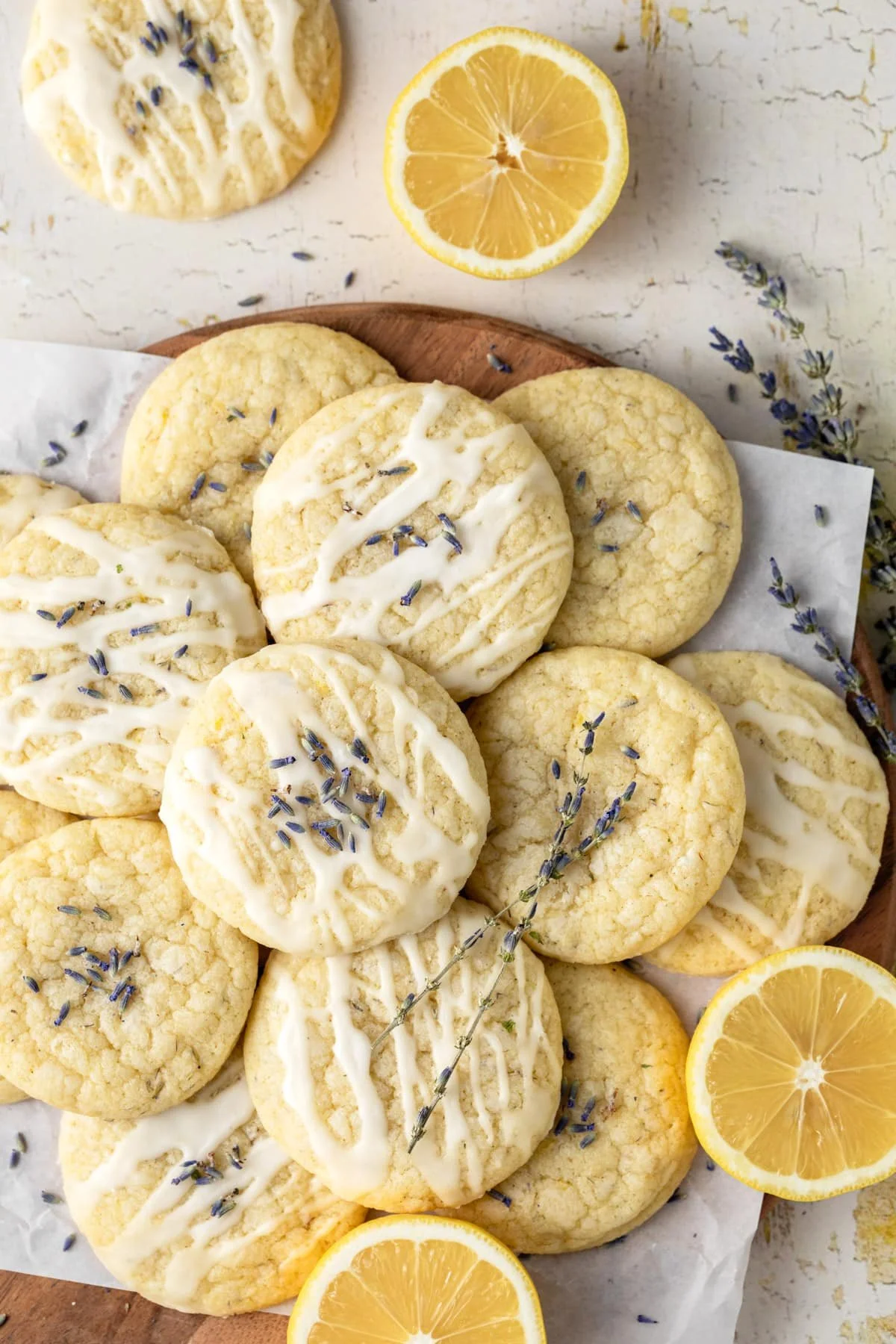 Lavender Blossom Sugar Cookies