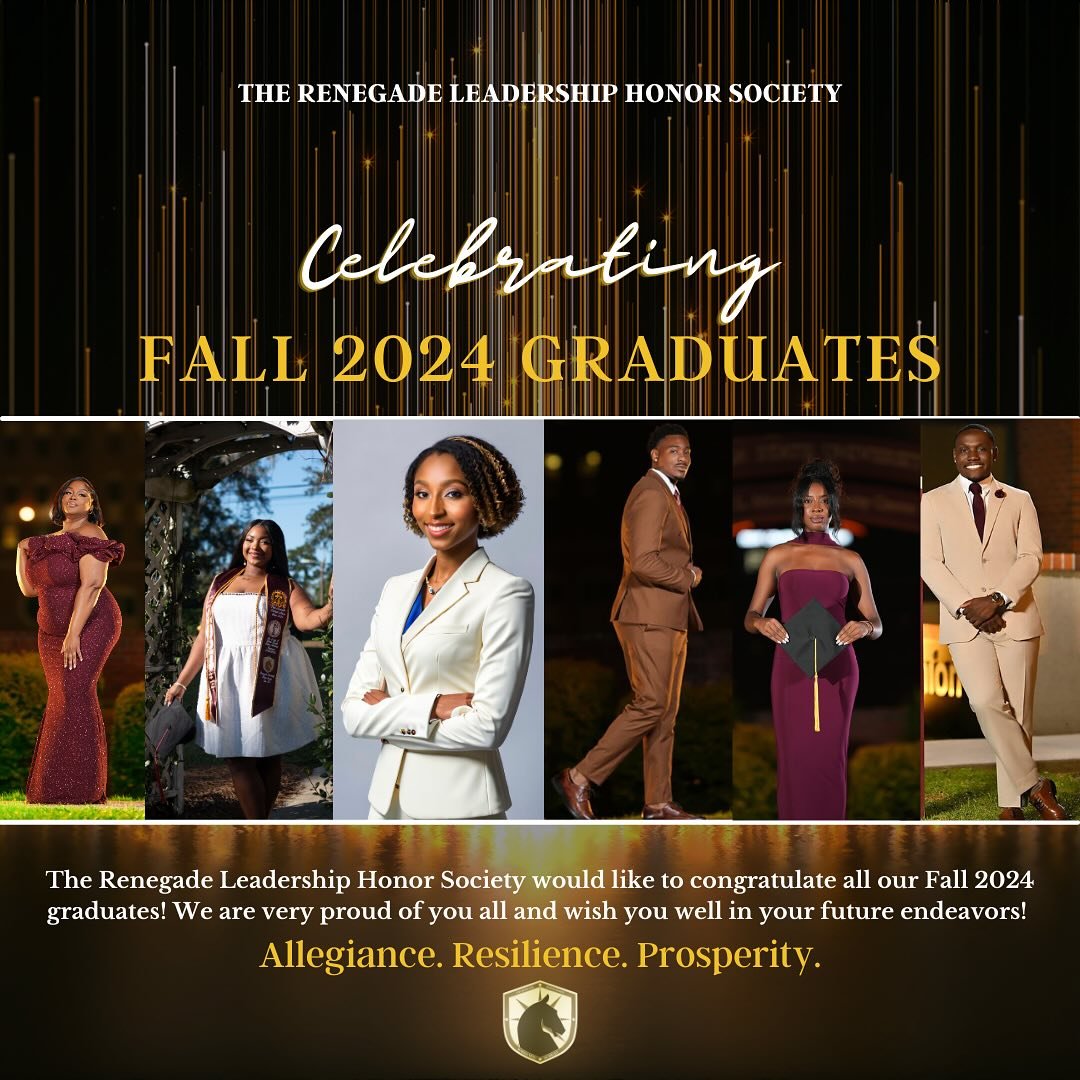 Congratulations to the incredible Fall 2024 graduates! Renegade is so proud of each and every one of you. Keep striving for greatness, and may your future be as bright as your achievements. Once a Nole, always a Nole! ✨ 🎓💛🖤