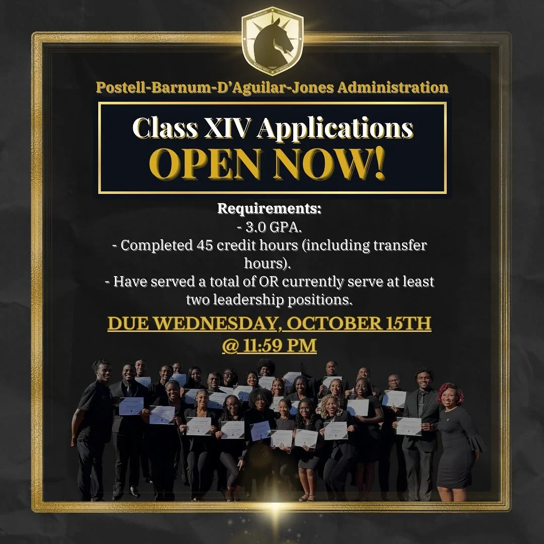 The clock&rsquo;s ticking! Submit your Class XIV Renegade Leadership Honor Society application by next Wednesday, October 15 to be considered for membership. Step into your next chapter of leadership and apply today! ☺️

Please click the link in our 