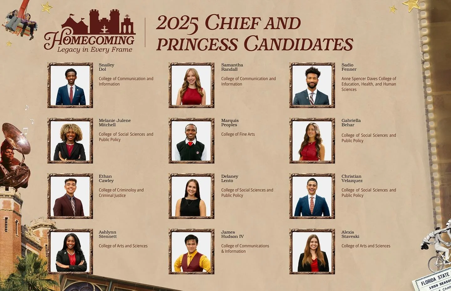 We want to congratulate our former President Ashlynn Stennett and member Snailey Dol for being recognized as a member of the 2025 Homecoming Court. 🖤💛

Voting for Homecoming Chief and Princess opened at 8am and will close at 8pm on Wednesday, Octob