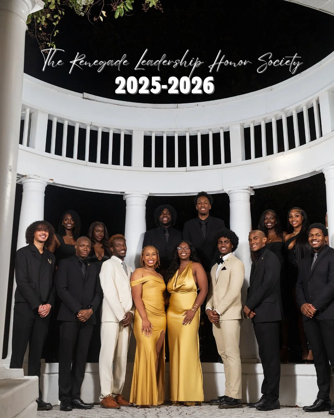 The Renegade Leadership Honor Society would like to introduce our 2025-2026 Executive Team💛🖤

📸: @jbpvisuals