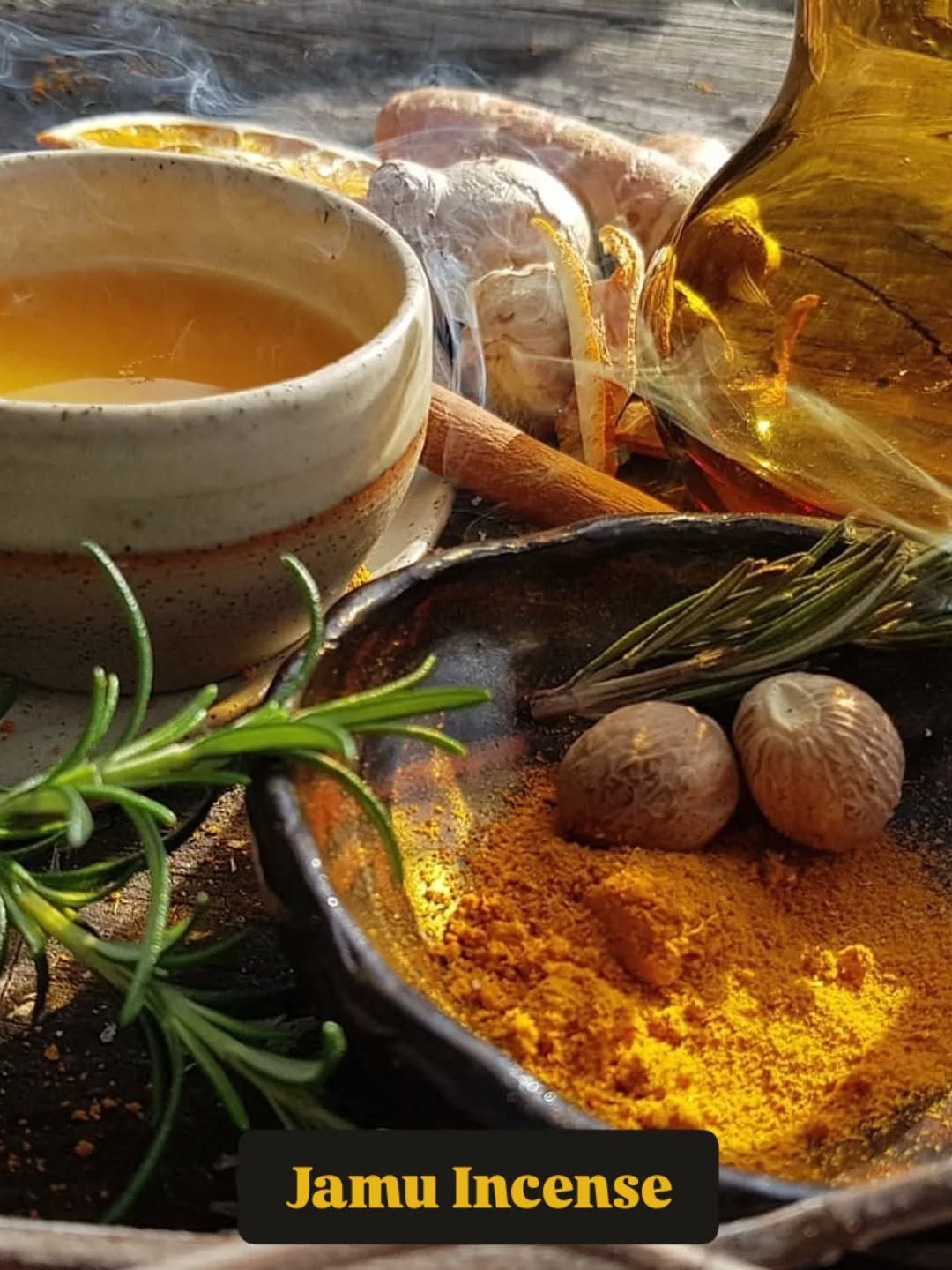 🧡 JAMU INCENSE: SPICED EARTH 🧡

Jamu is perhaps one of my favourite elixirs to make if I'm feeling unwell. I've been making it for years and often have left over pulp.
::
Jamu is a traditional Indonesian medicine drink and comes in many forms depen